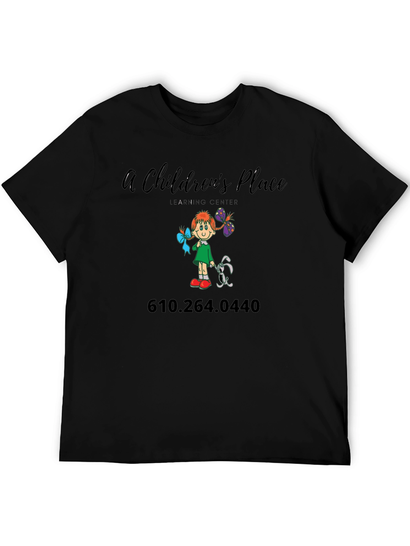 A Childrens Place Black T-Shirt