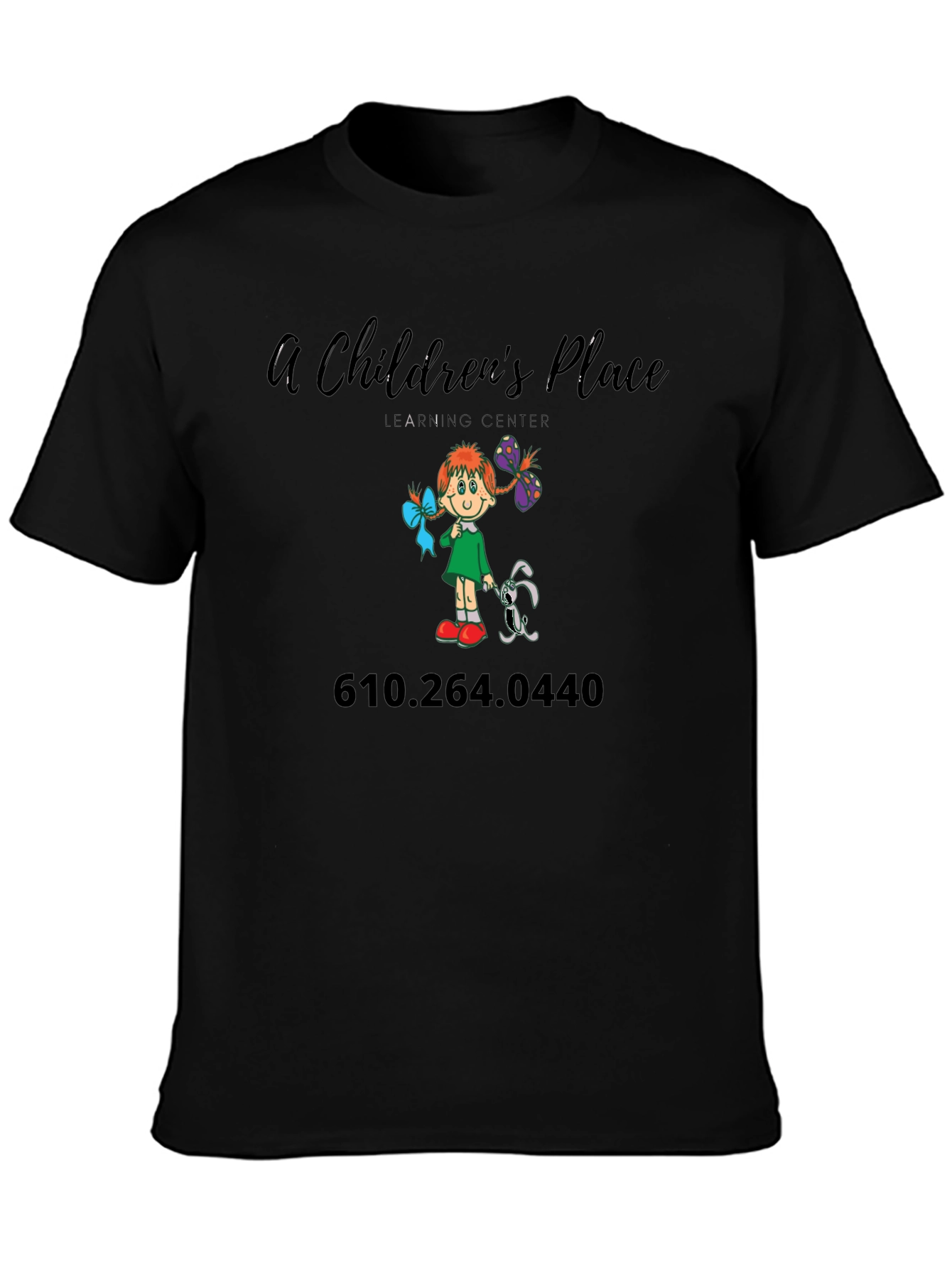 A Childrens Place Black T-Shirt