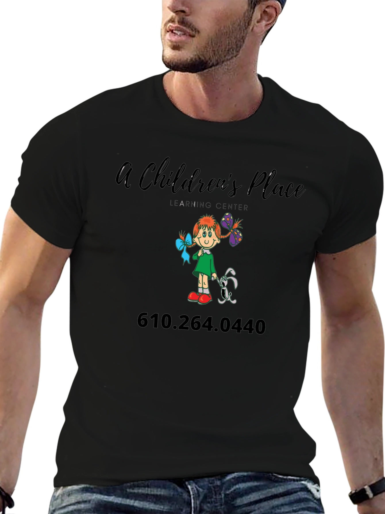 A Childrens Place Black T-Shirt