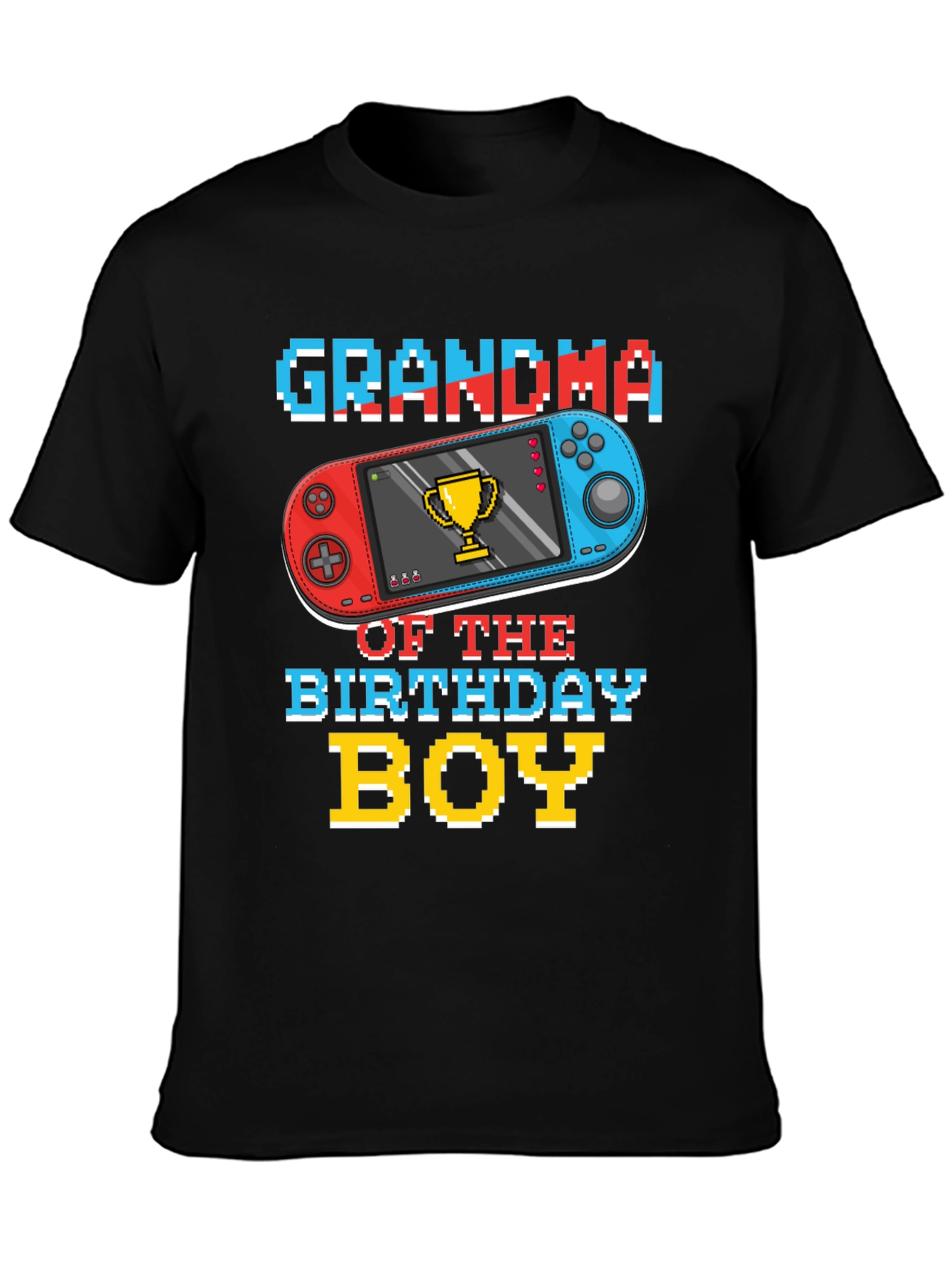 Grandma Birthday Boy Gaming T-Shirt