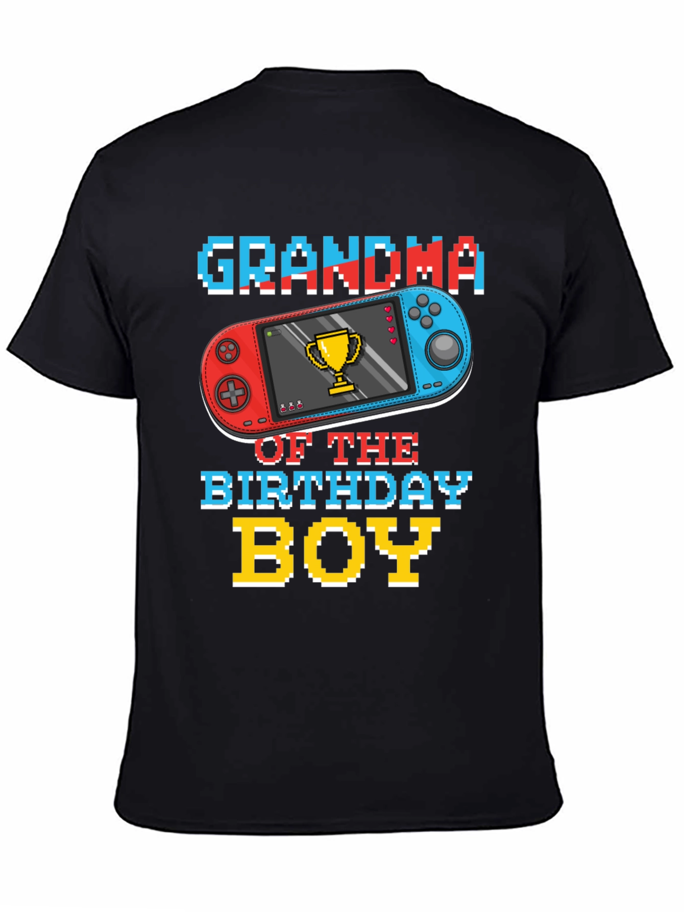 Grandma Birthday Boy Gaming T-Shirt