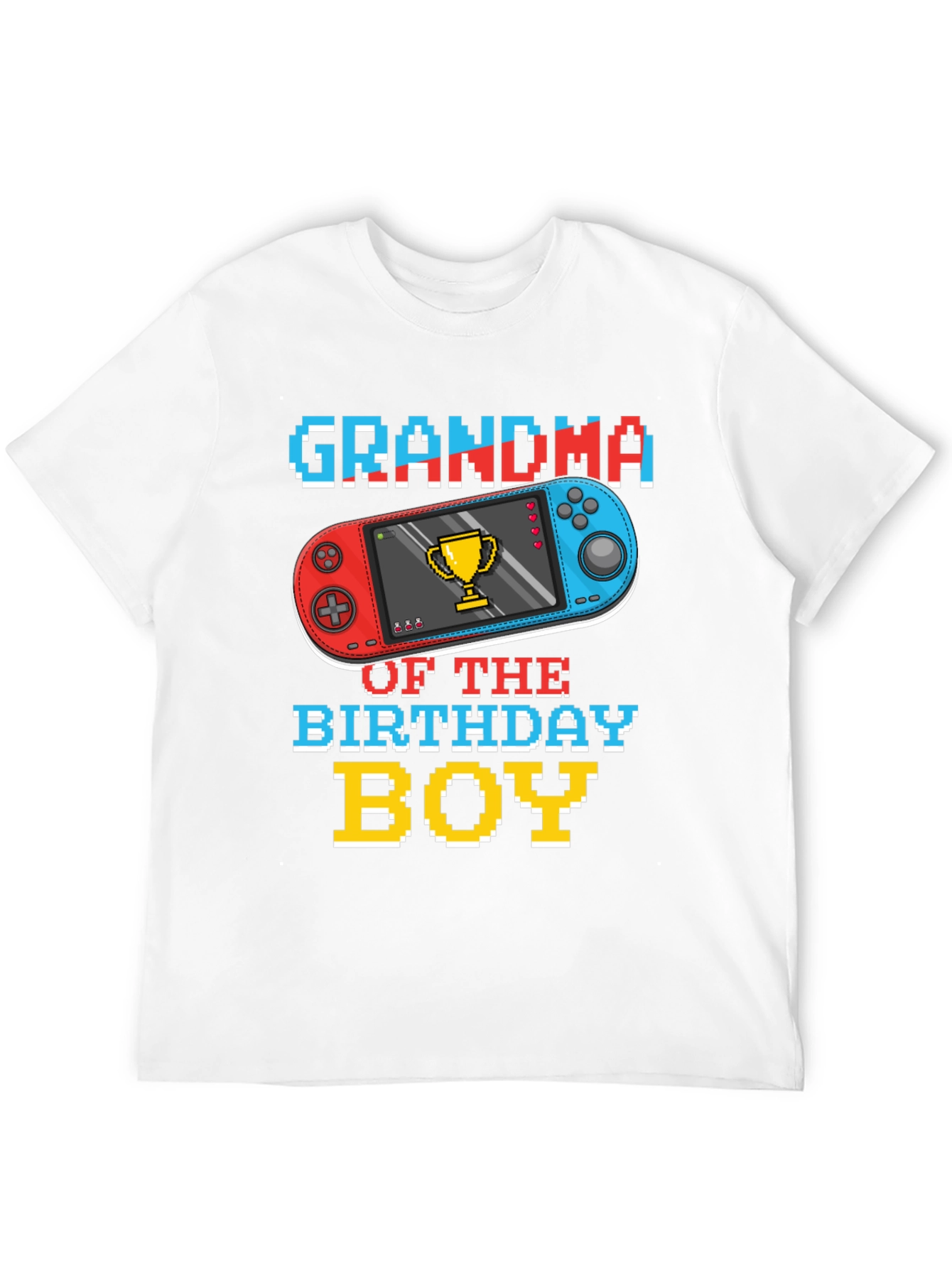 Grandma Birthday Boy Gaming T-Shirt