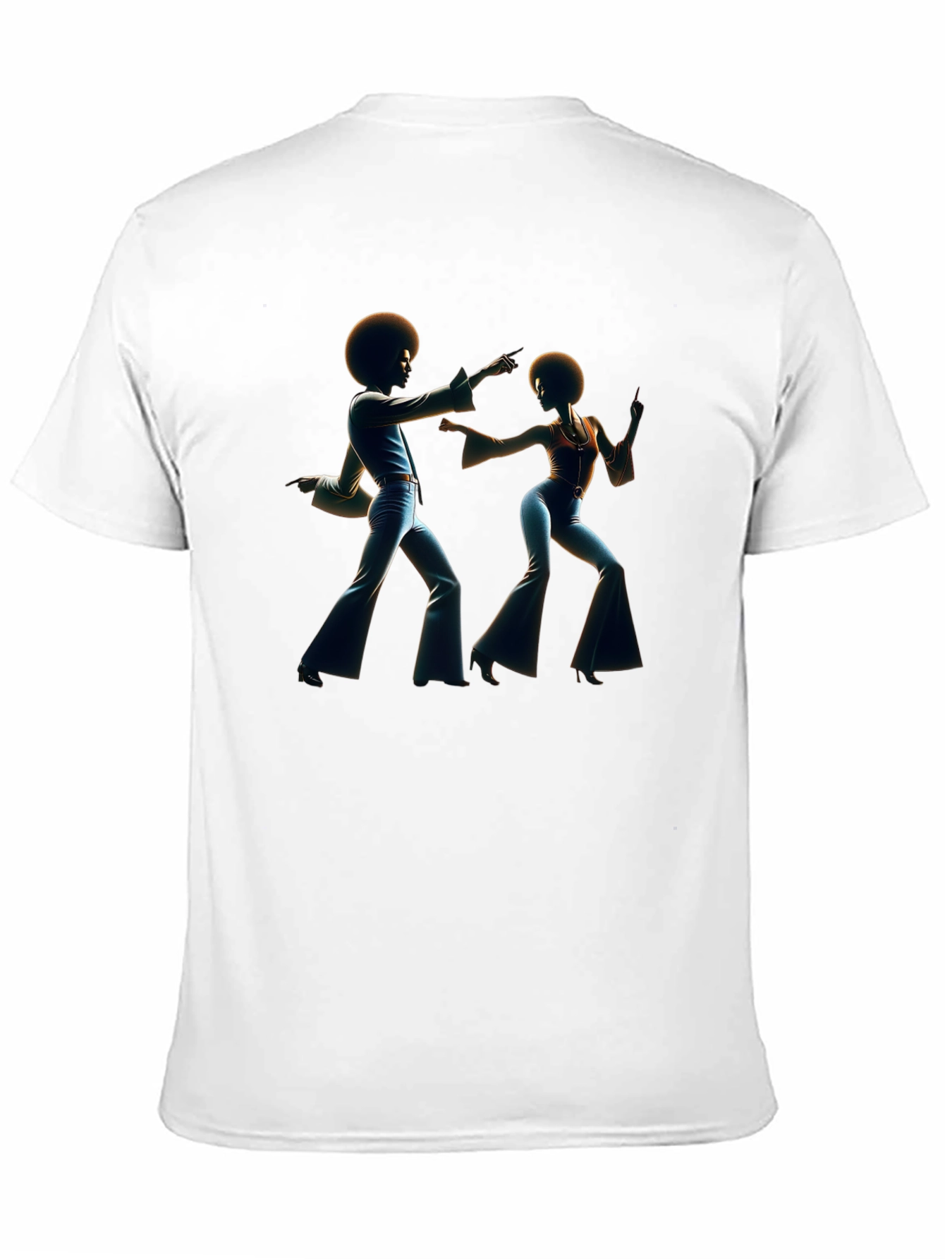Retro Disco Dance T-Shirt - Black