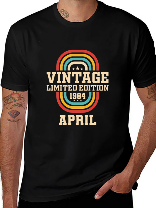 Vintage 1984 April Birthday T-Shirt
