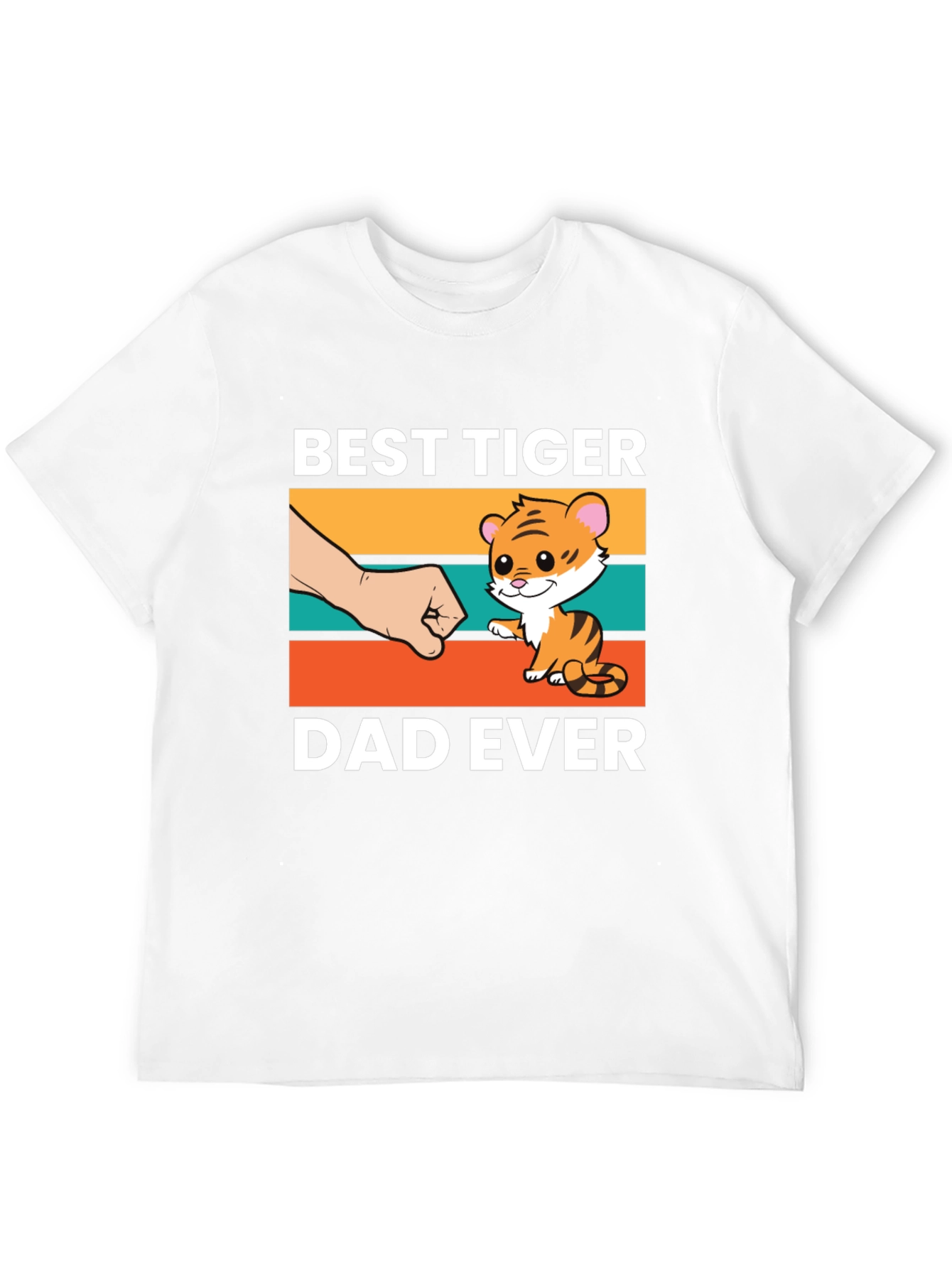 Best Tiger Dad Ever Graphic T-Shirt