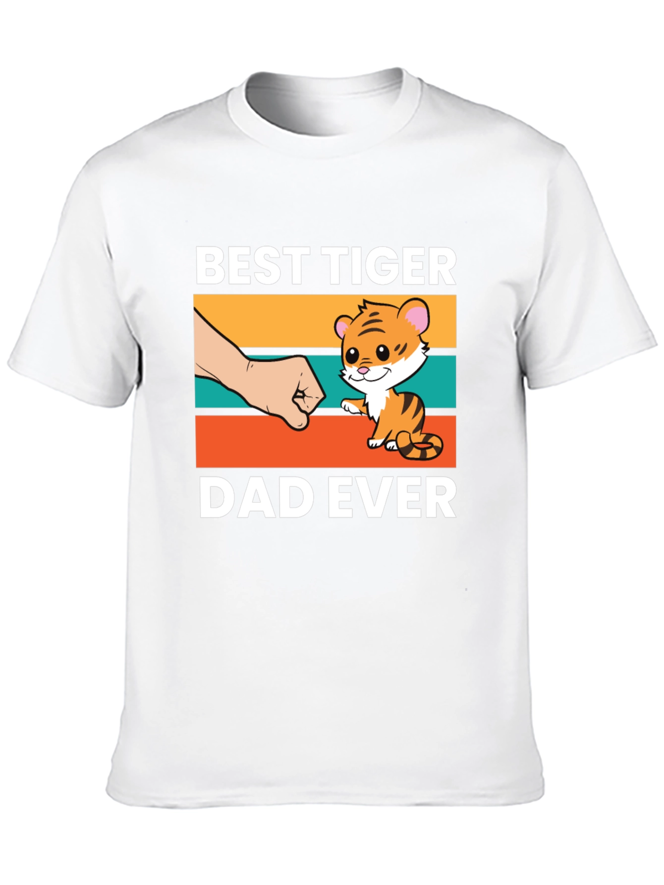 Best Tiger Dad Ever Graphic T-Shirt