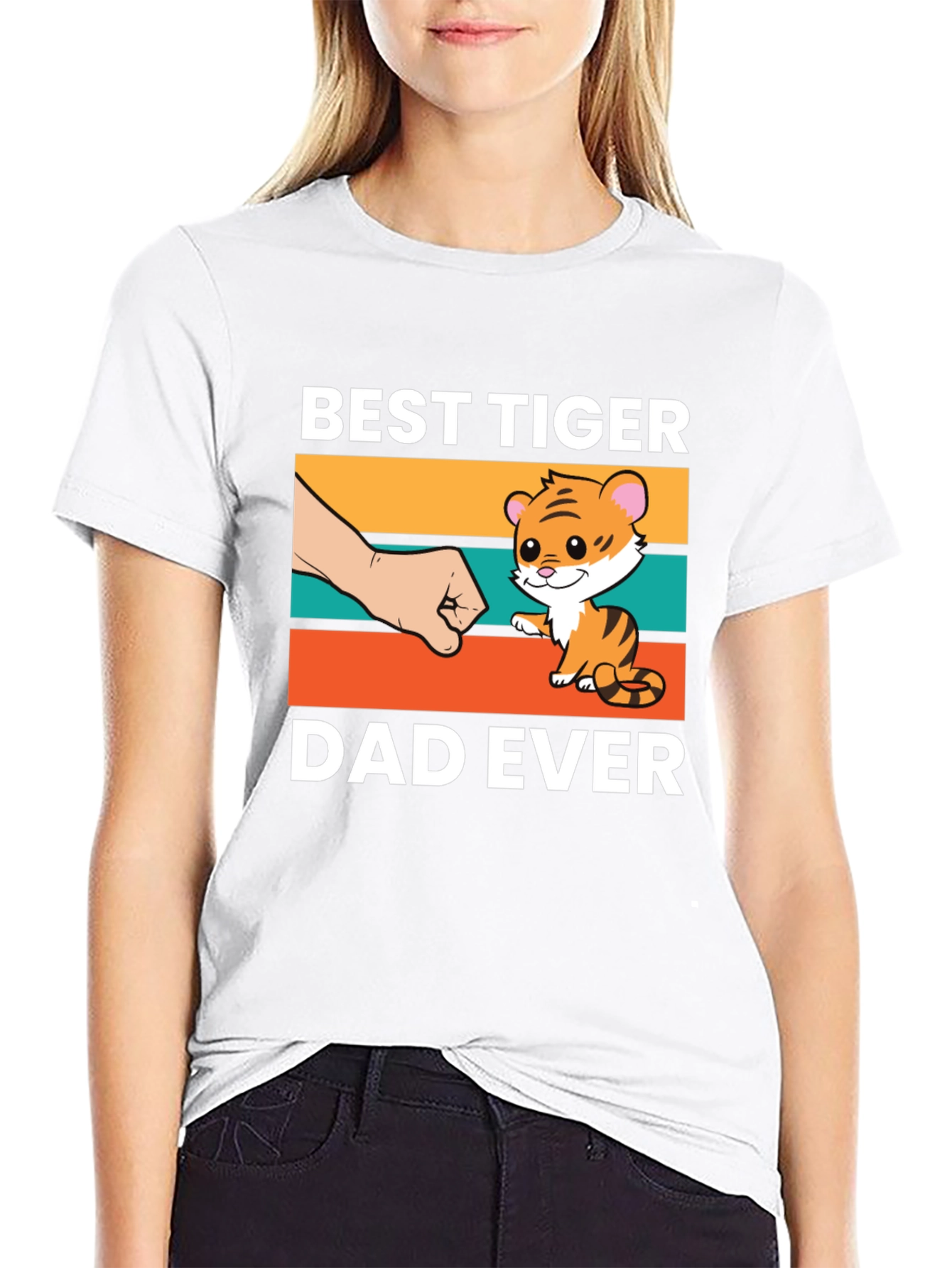 Best Tiger Dad Ever Graphic T-Shirt