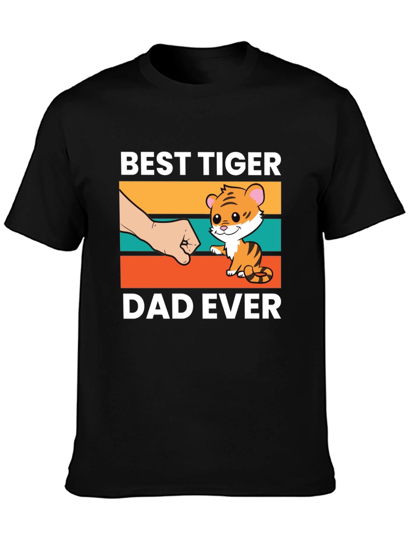Best Tiger Dad Ever Graphic T-Shirt
