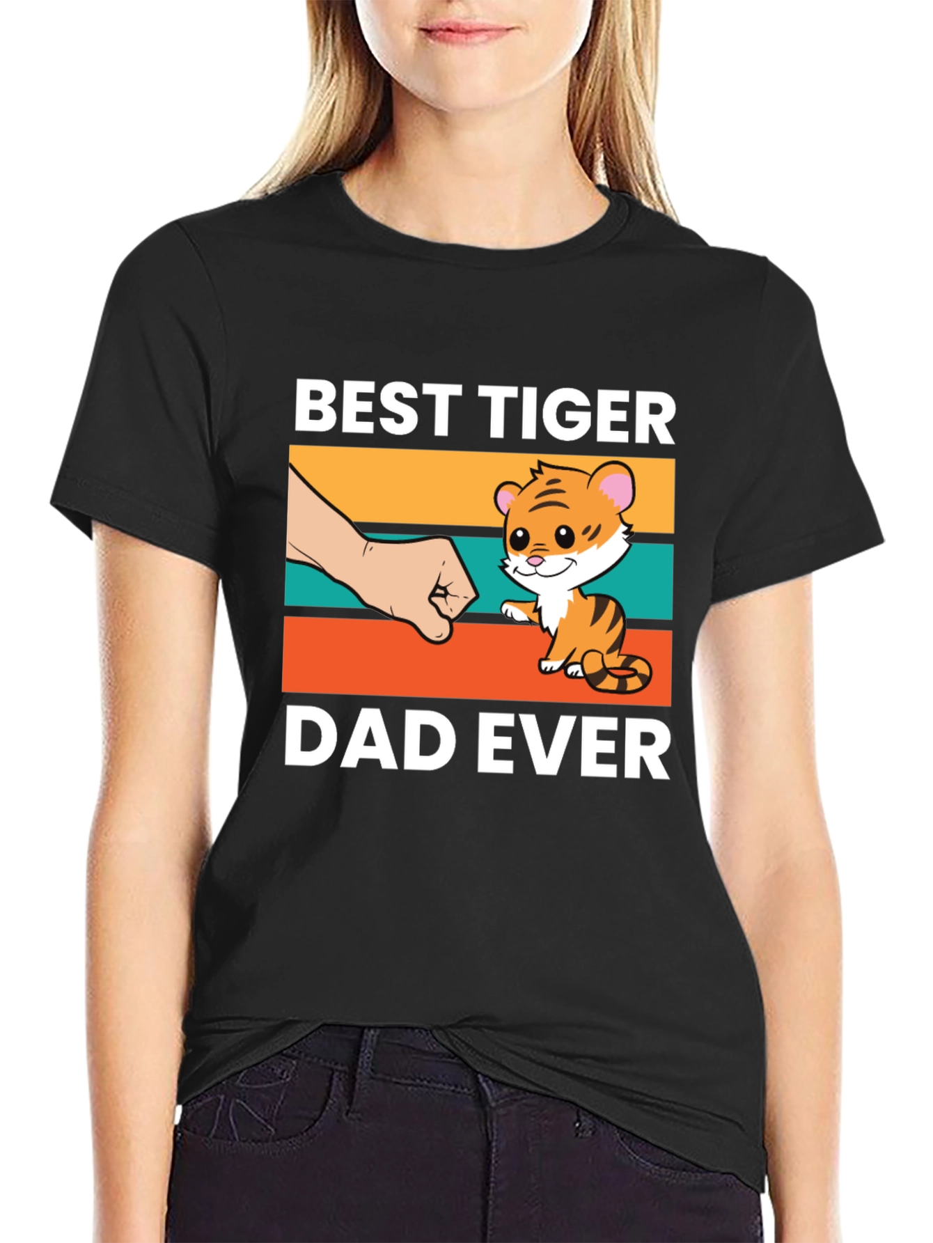 Best Tiger Dad Ever Graphic T-Shirt