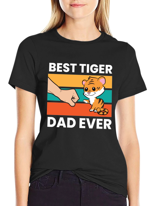 Best Tiger Dad Ever Graphic T-Shirt