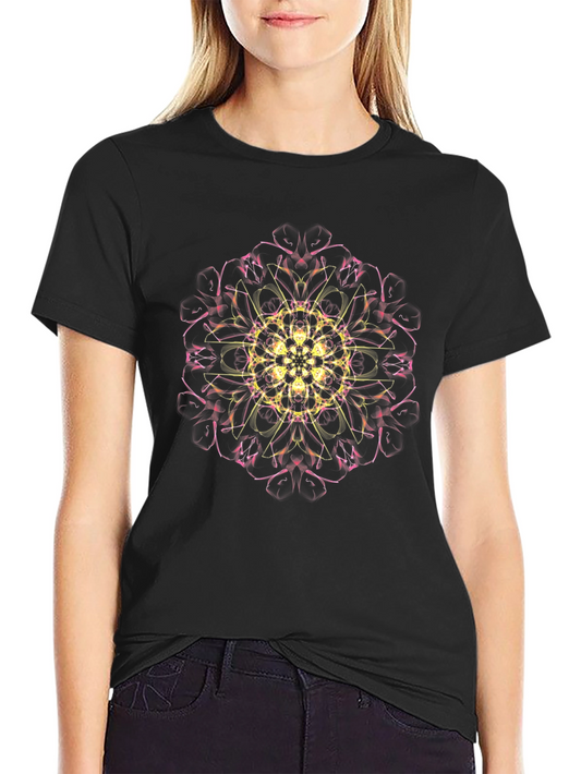 Mandala Graphic Black T-Shirt