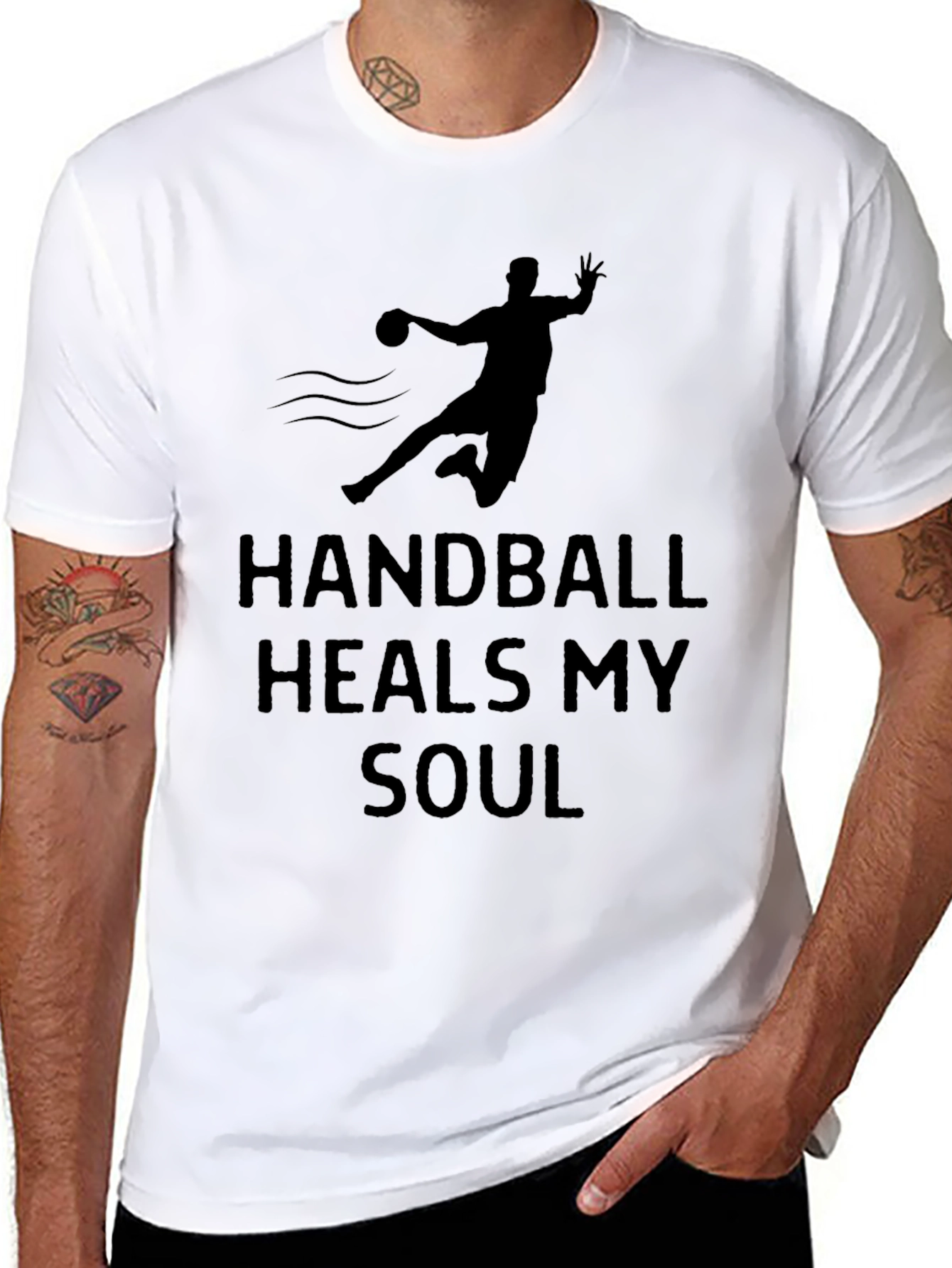 Handball Heals My Soul Graphic T-Shirt