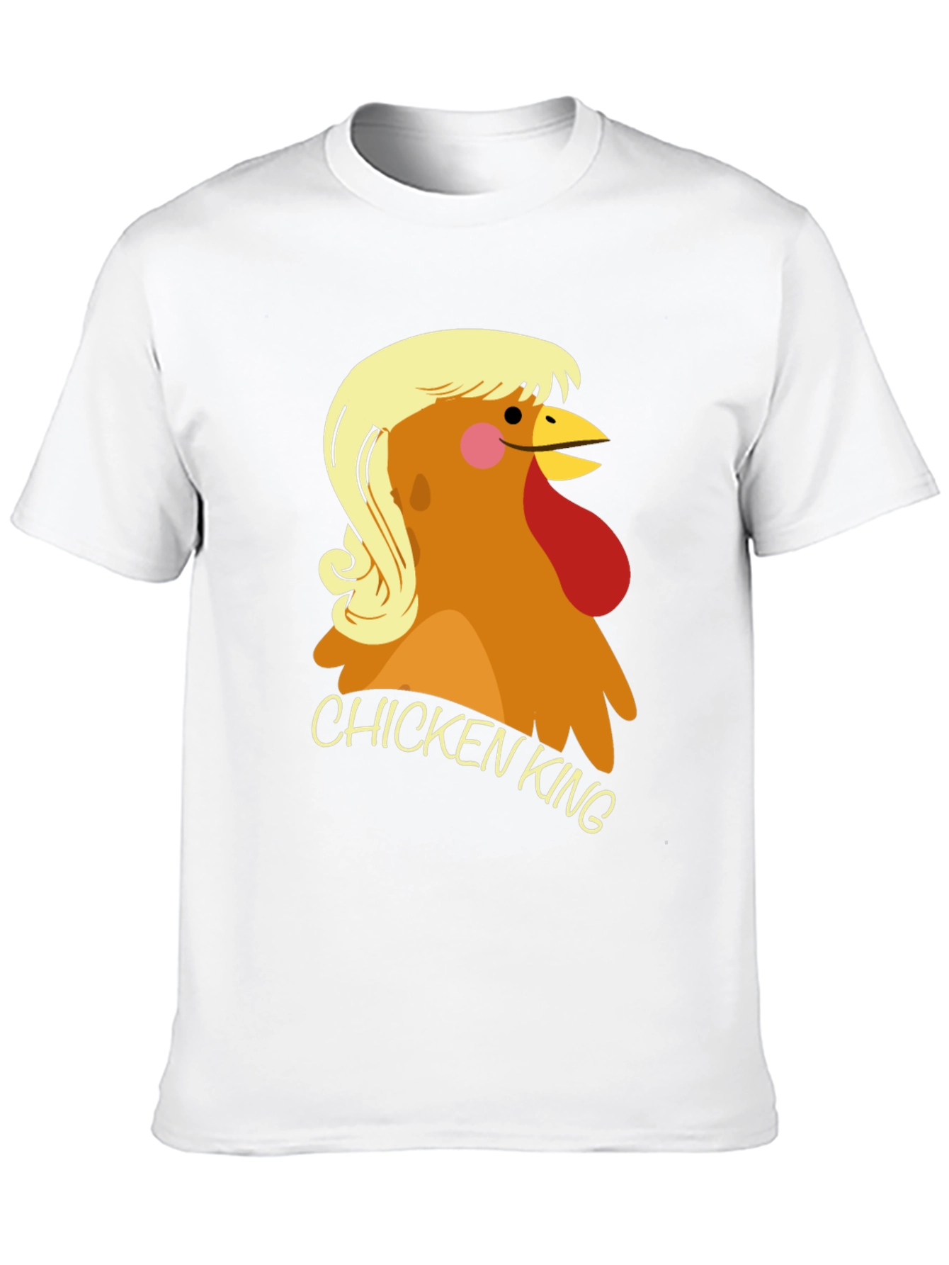 Chicken King Graphic T-Shirt - Novelty Tee
