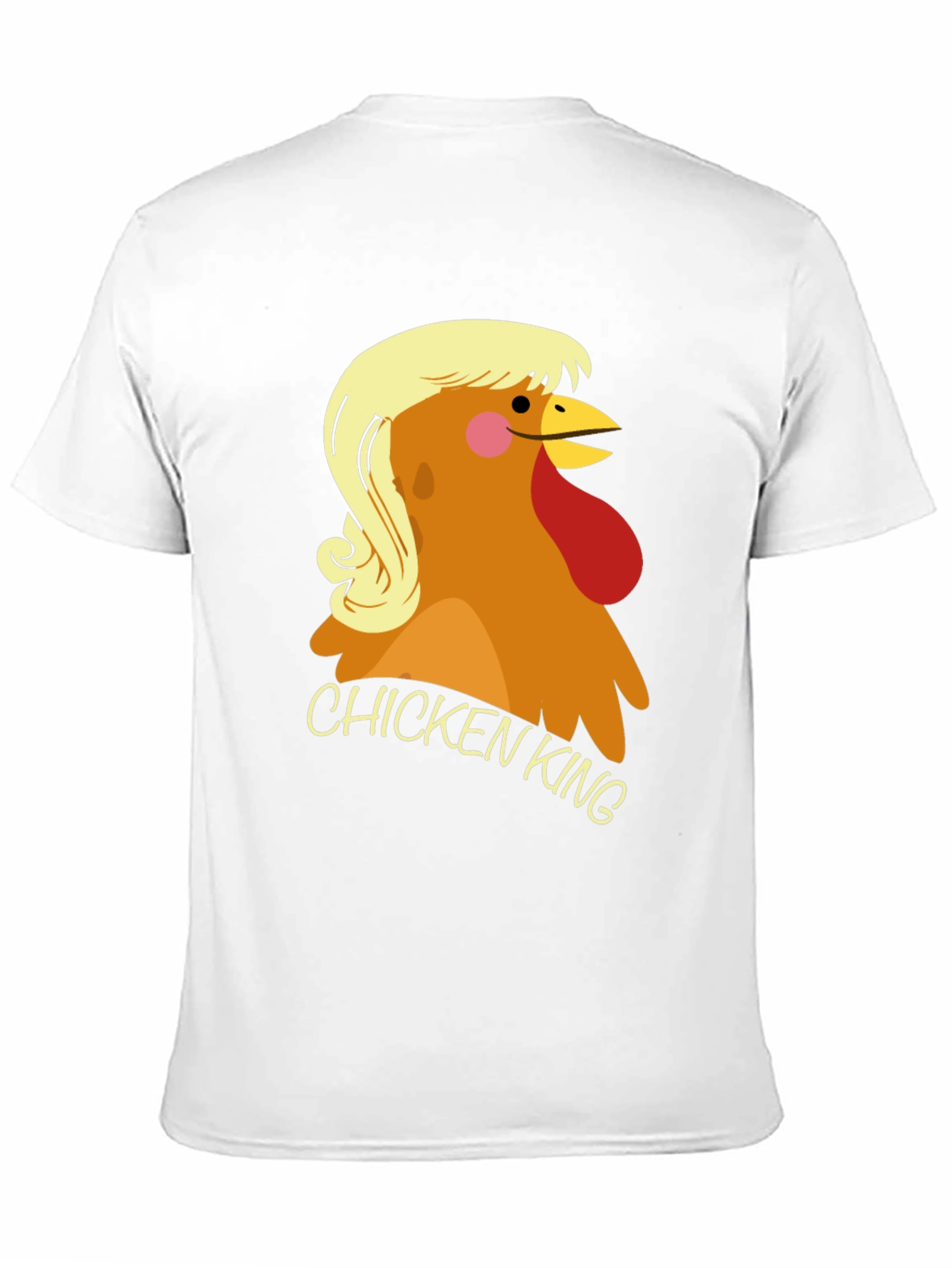 Chicken King Graphic T-Shirt - Novelty Tee