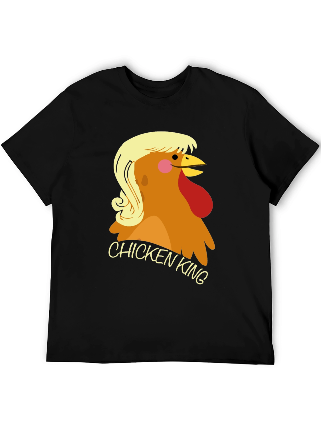 Chicken King Graphic T-Shirt - Novelty Tee