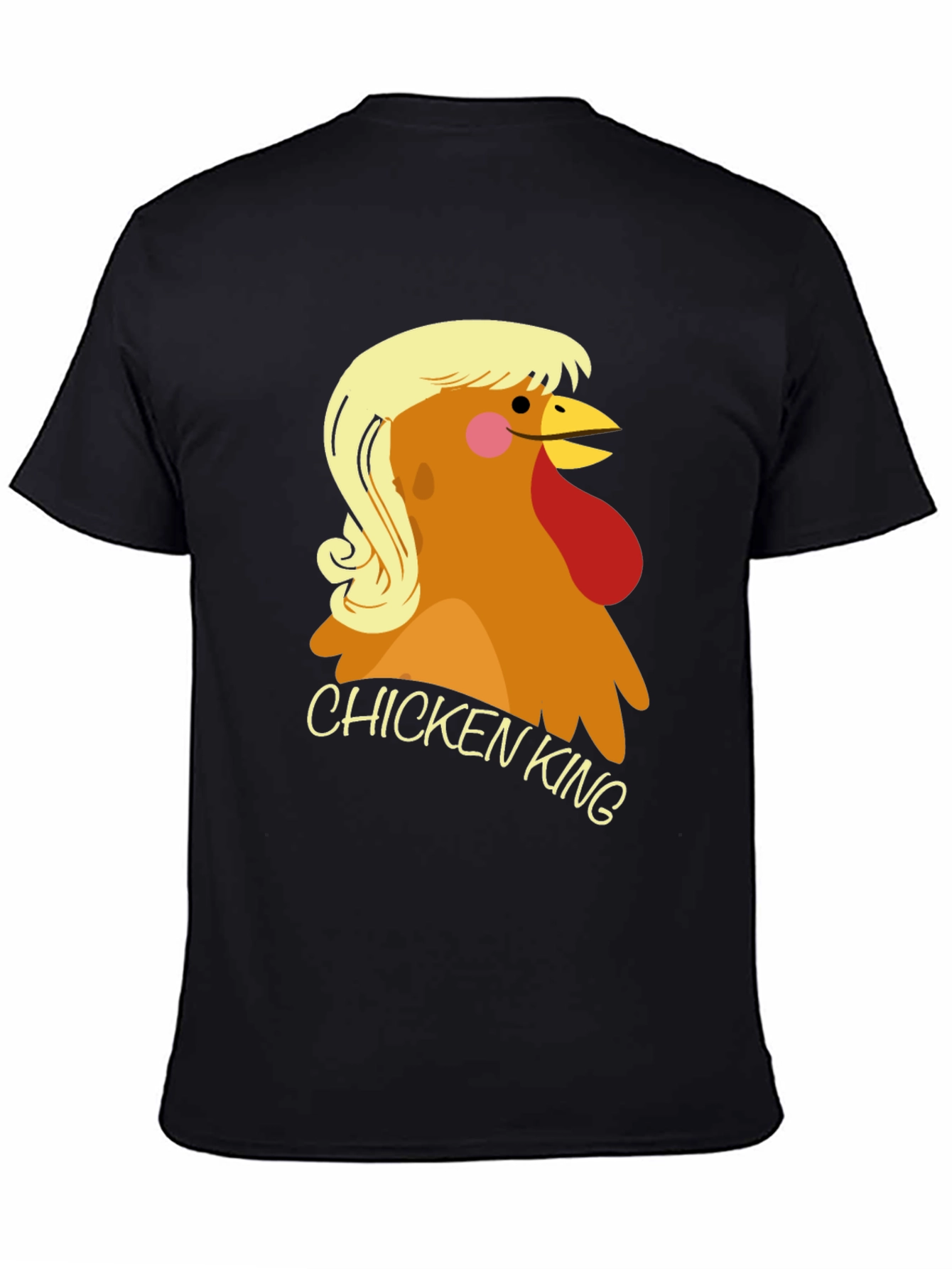 Chicken King Graphic T-Shirt - Novelty Tee