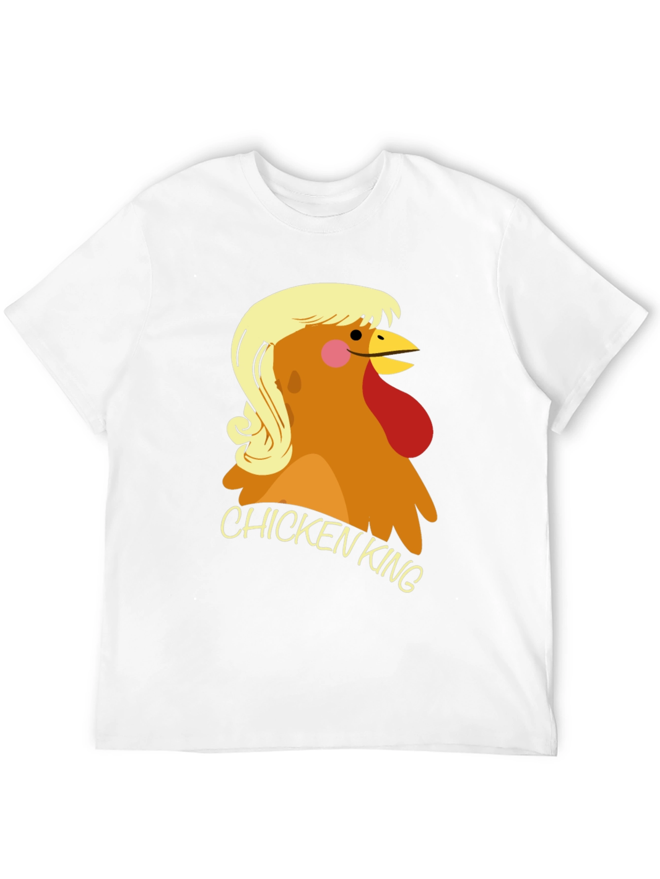 Chicken King Graphic T-Shirt - Novelty Tee
