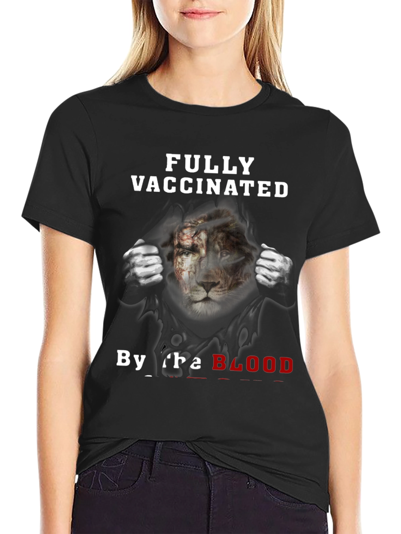 Fully Vaccinated By The Blood Lion T-Shirt