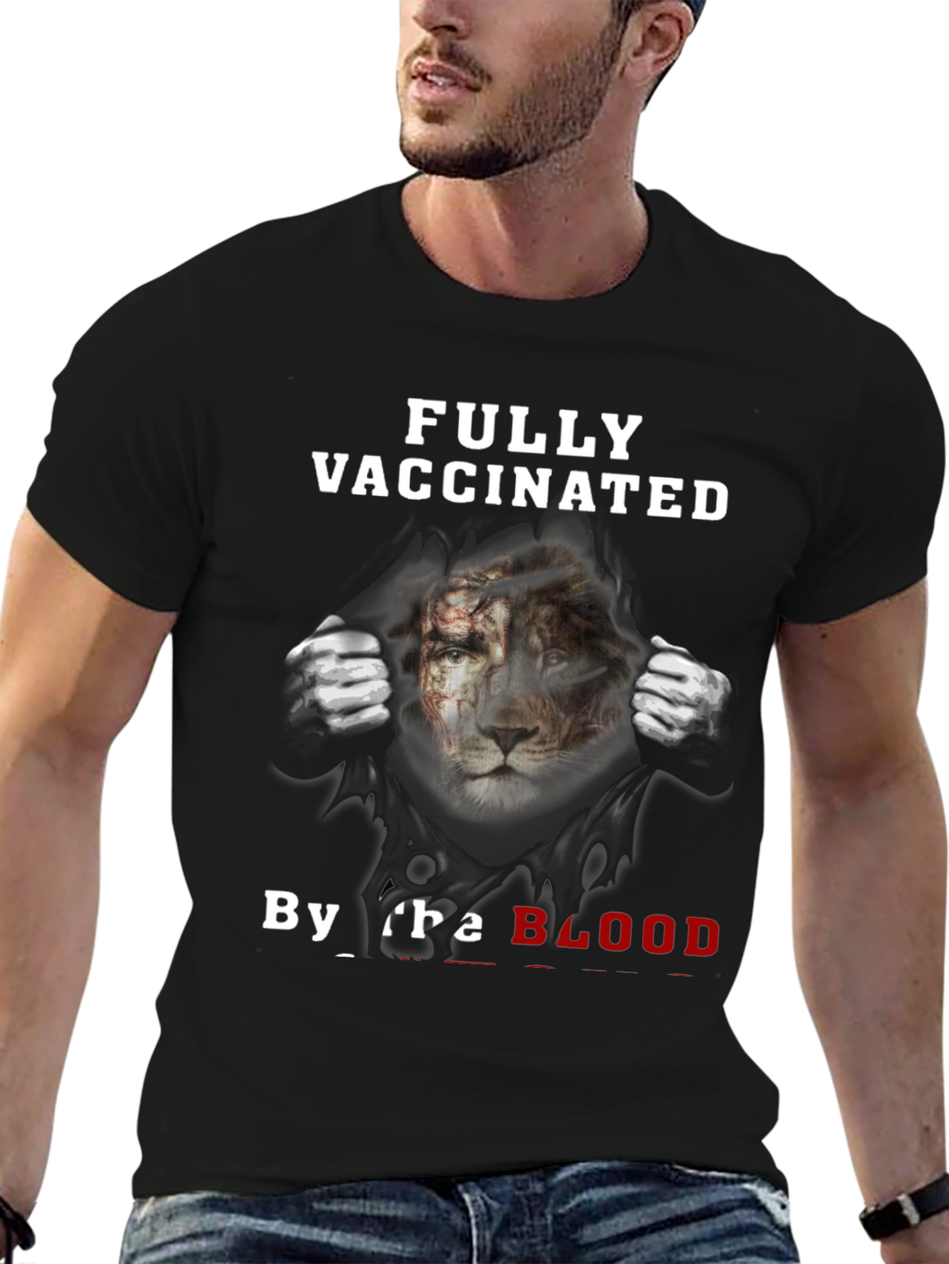 Fully Vaccinated By The Blood Lion T-Shirt