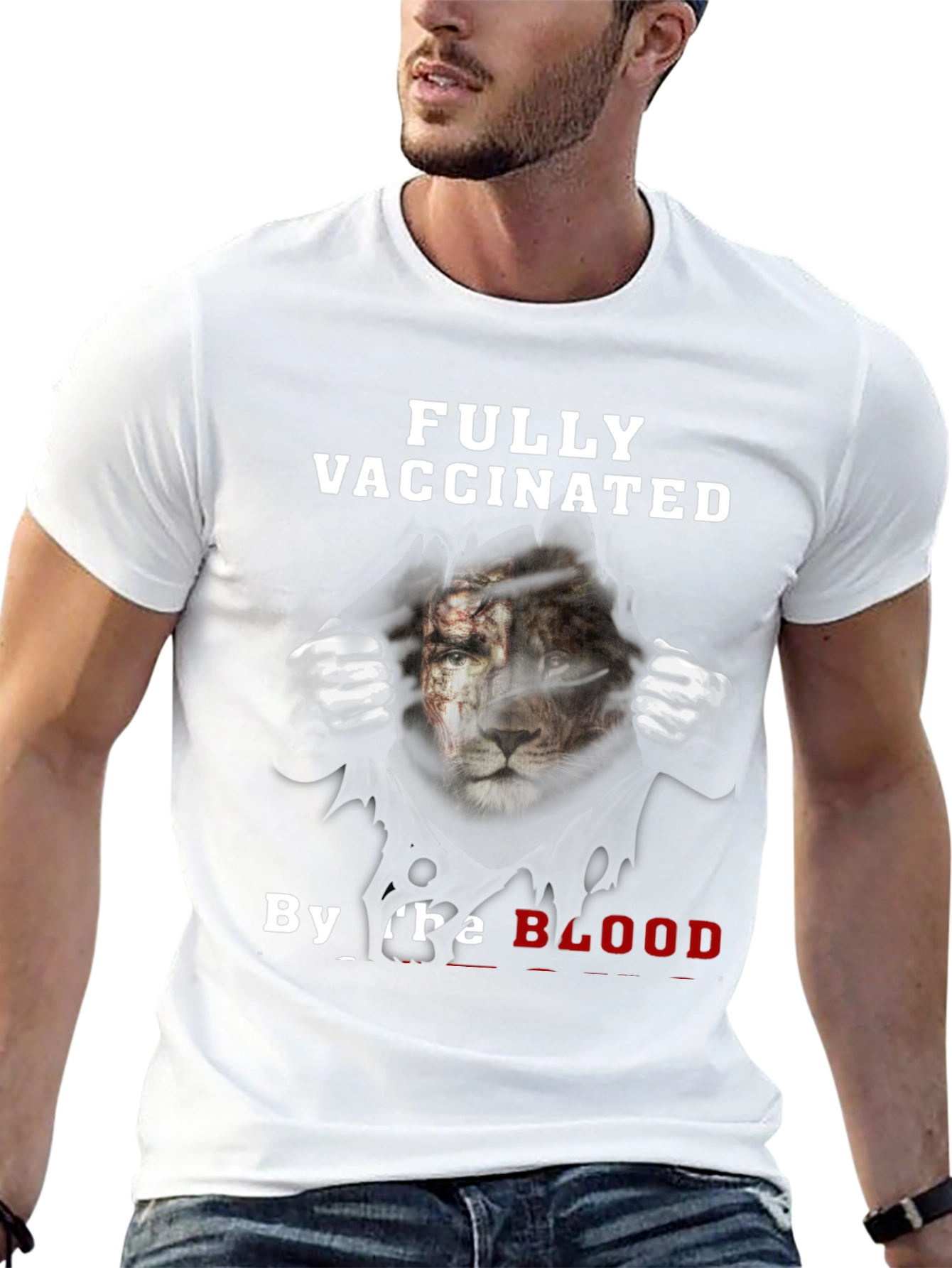 Fully Vaccinated By The Blood Lion T-Shirt
