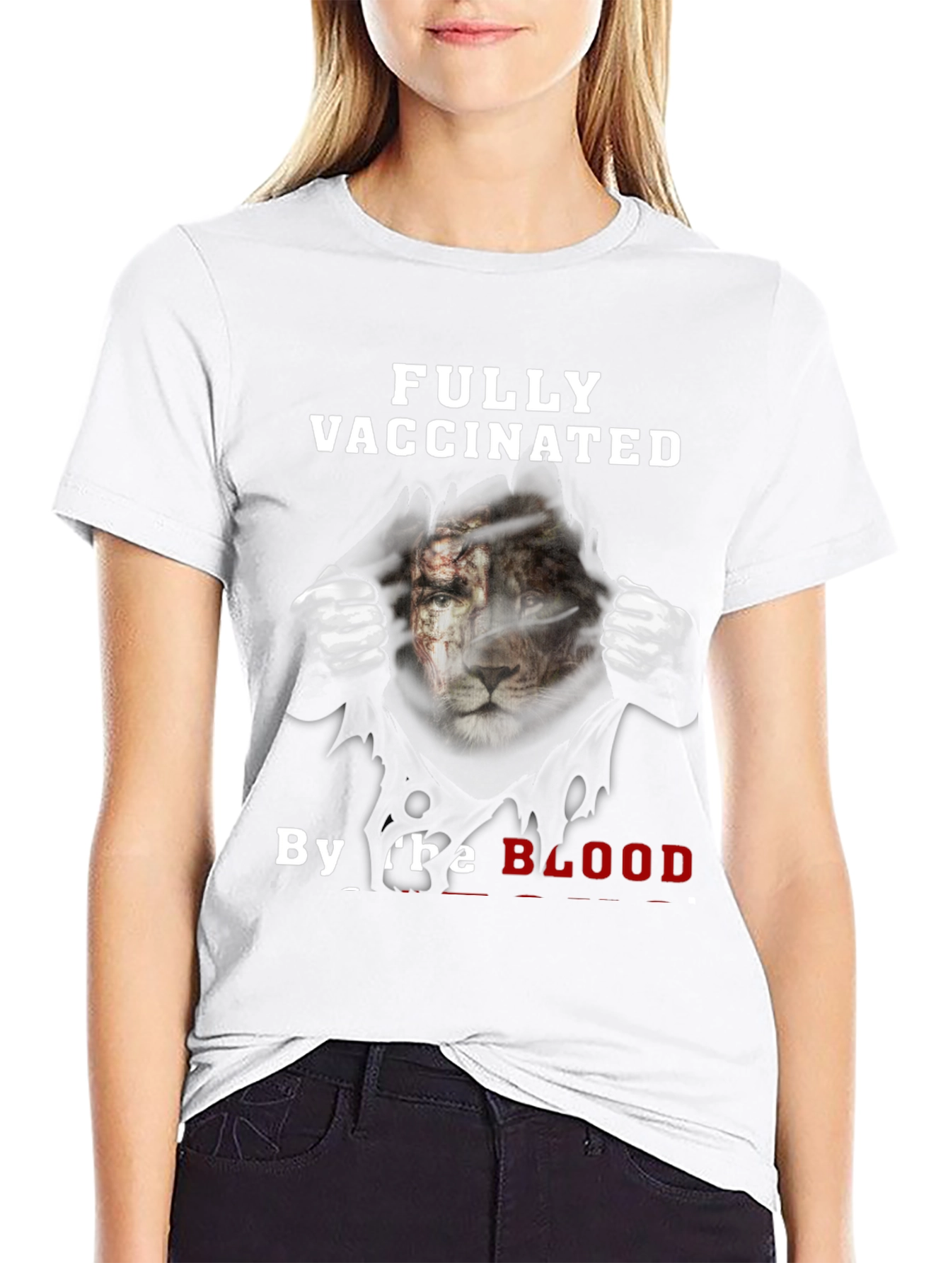 Fully Vaccinated By The Blood Lion T-Shirt