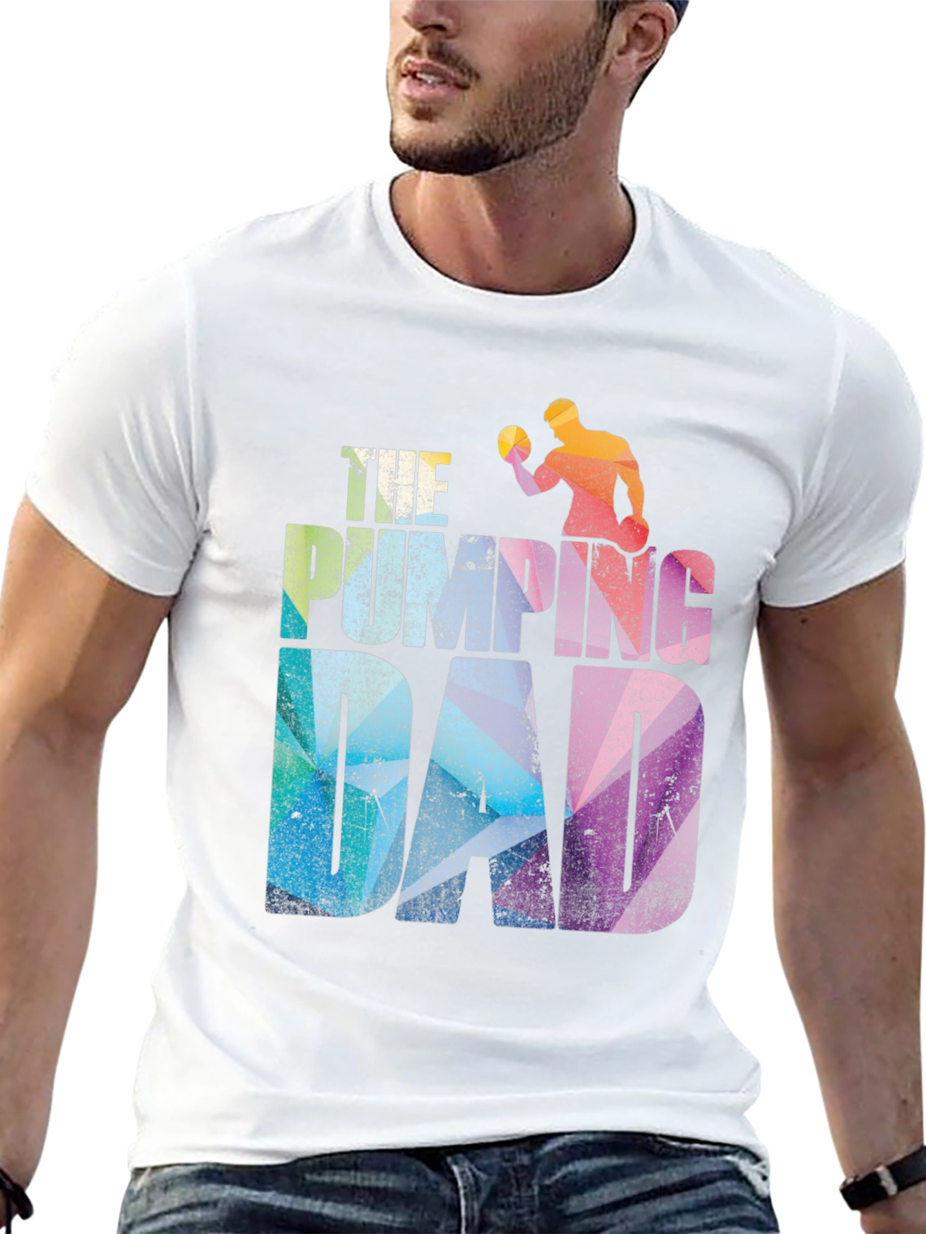 The Pumping Dad Graphic Tee - Workout Gift