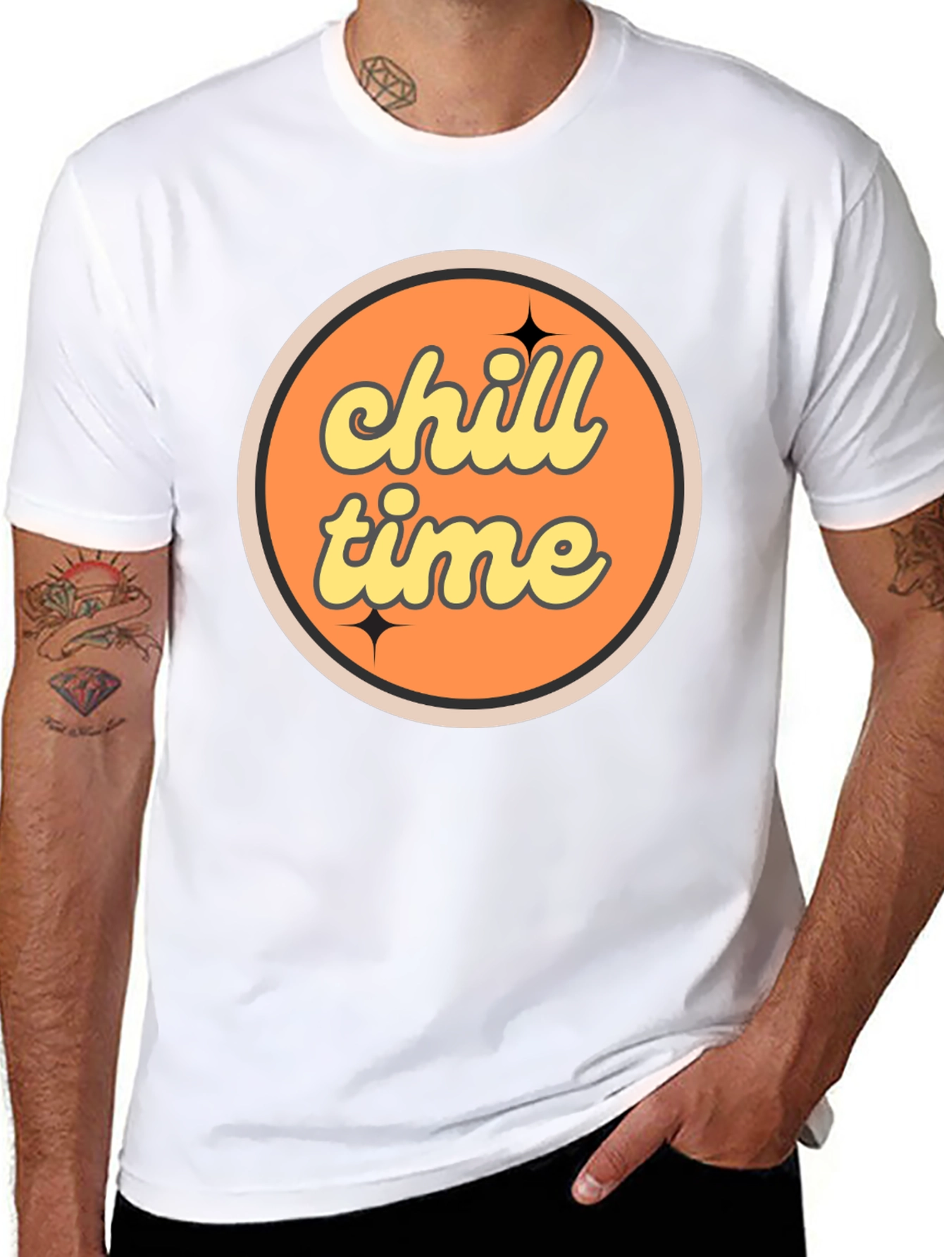 Chill Time Retro Graphic T-Shirt