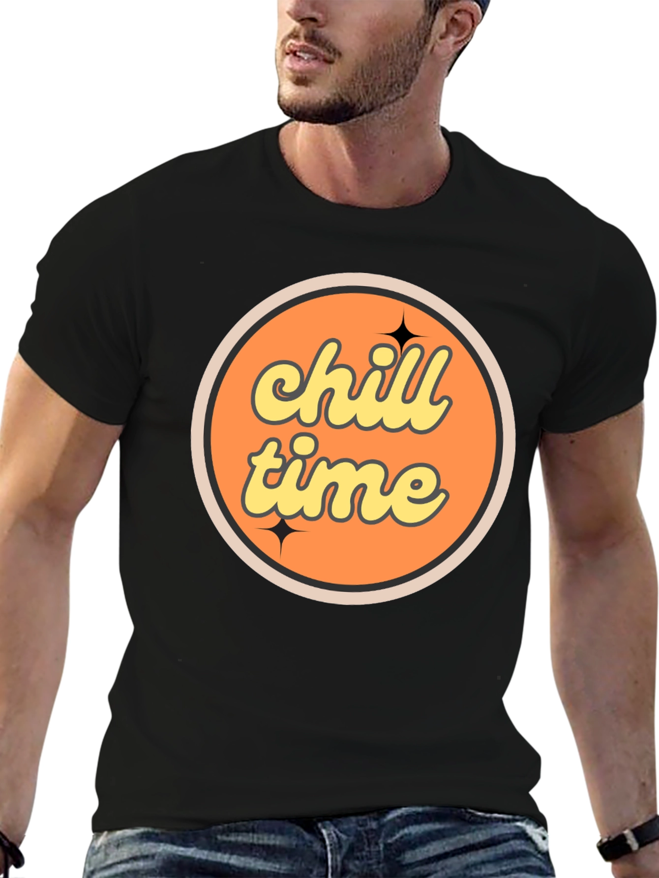 Chill Time Retro Graphic T-Shirt