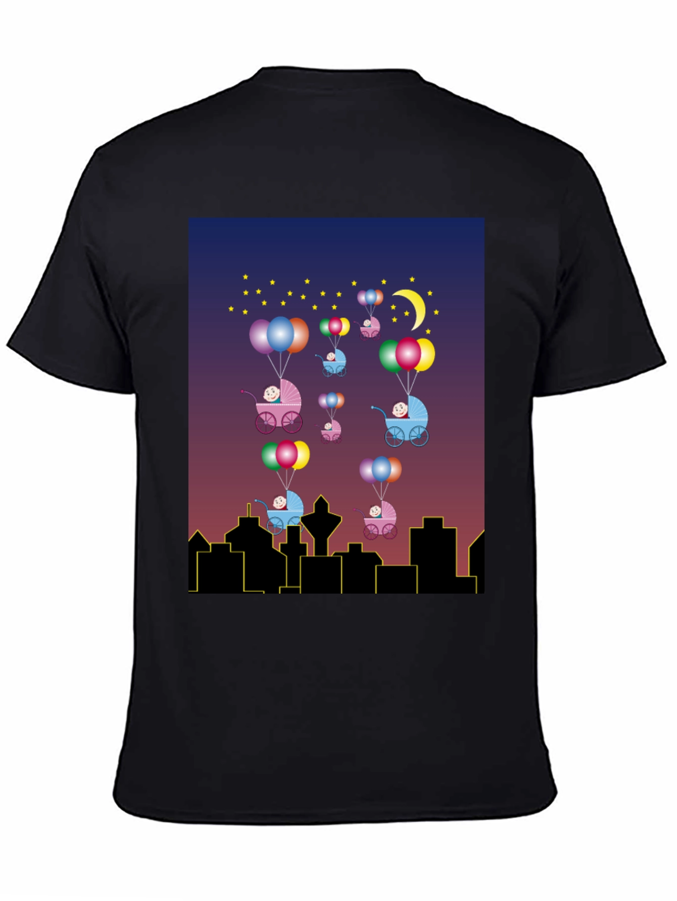 Novelty Baby Balloon Ride T-Shirt