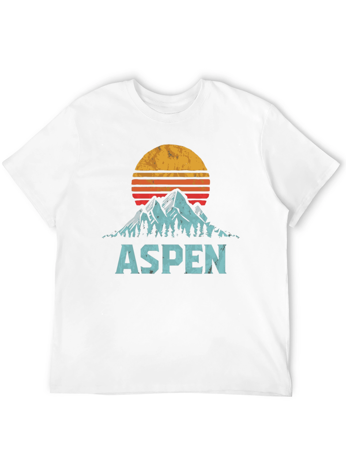 Aspen Retro Mountain Graphic Tee