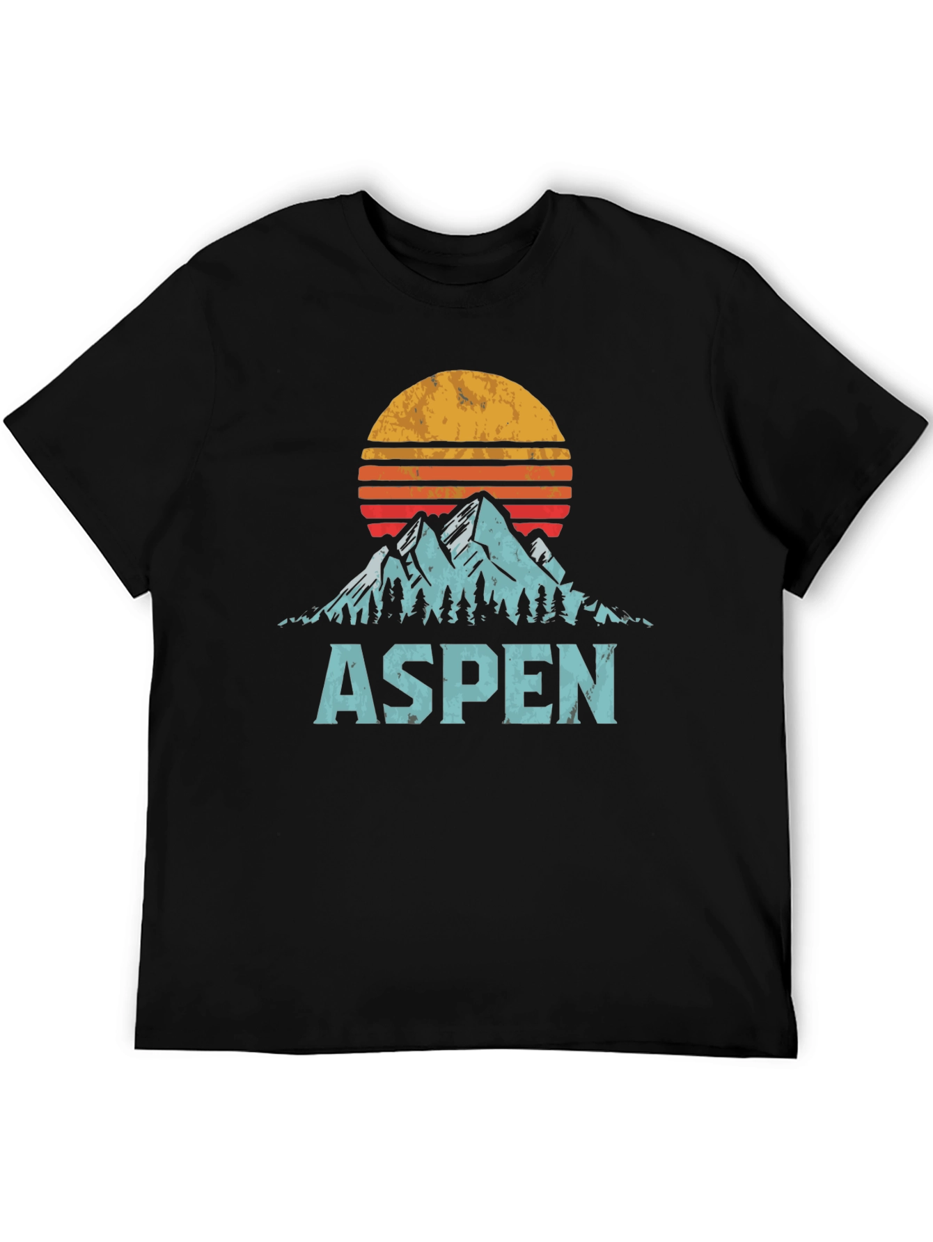 Aspen Retro Mountain Graphic Tee