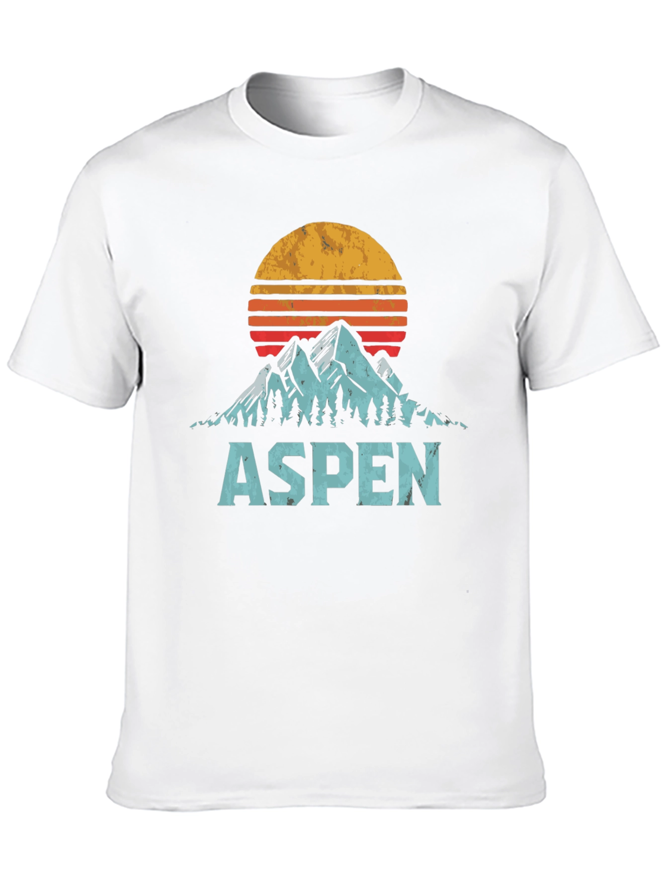 Aspen Retro Mountain Graphic Tee