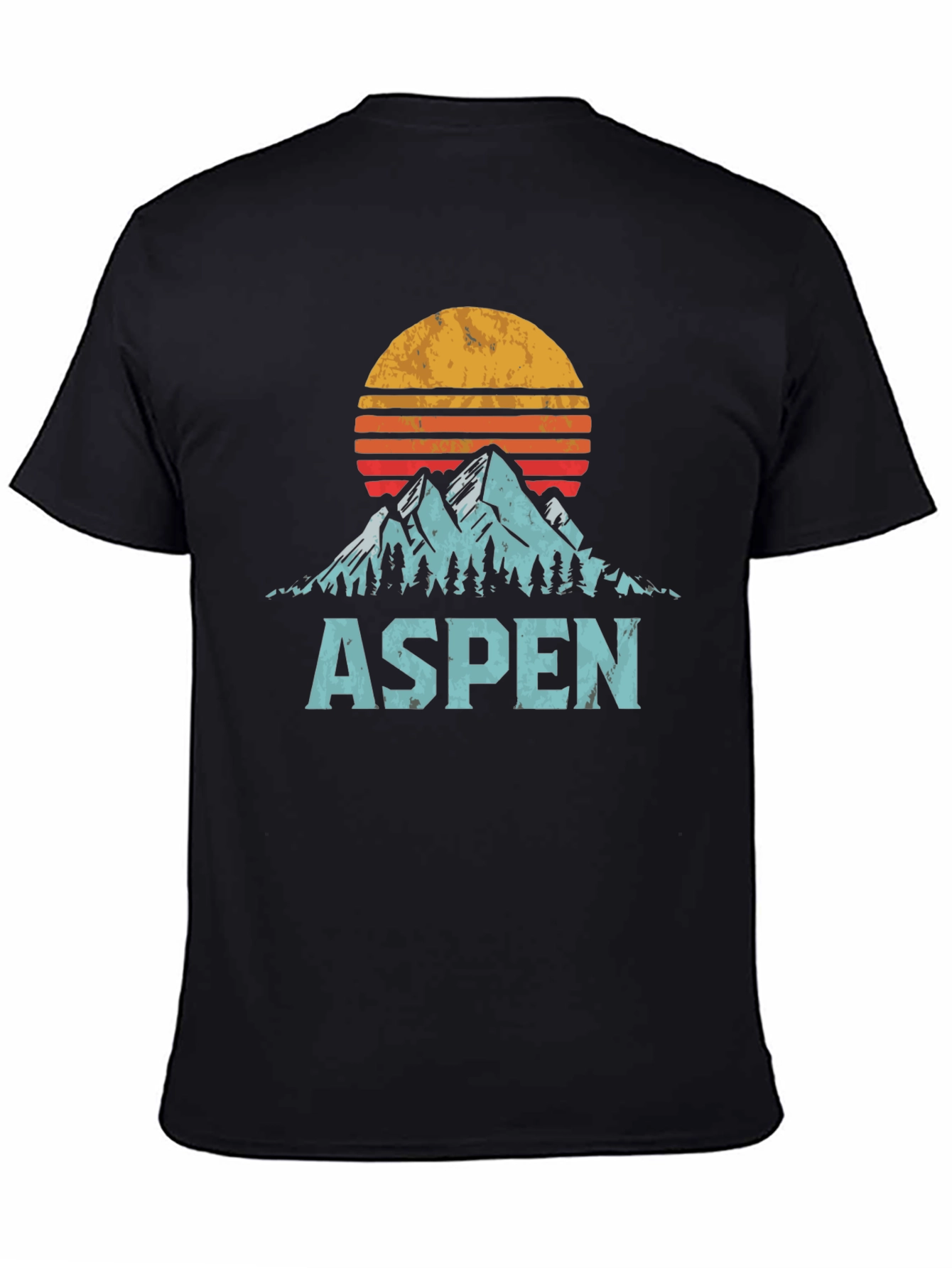Aspen Retro Mountain Graphic Tee