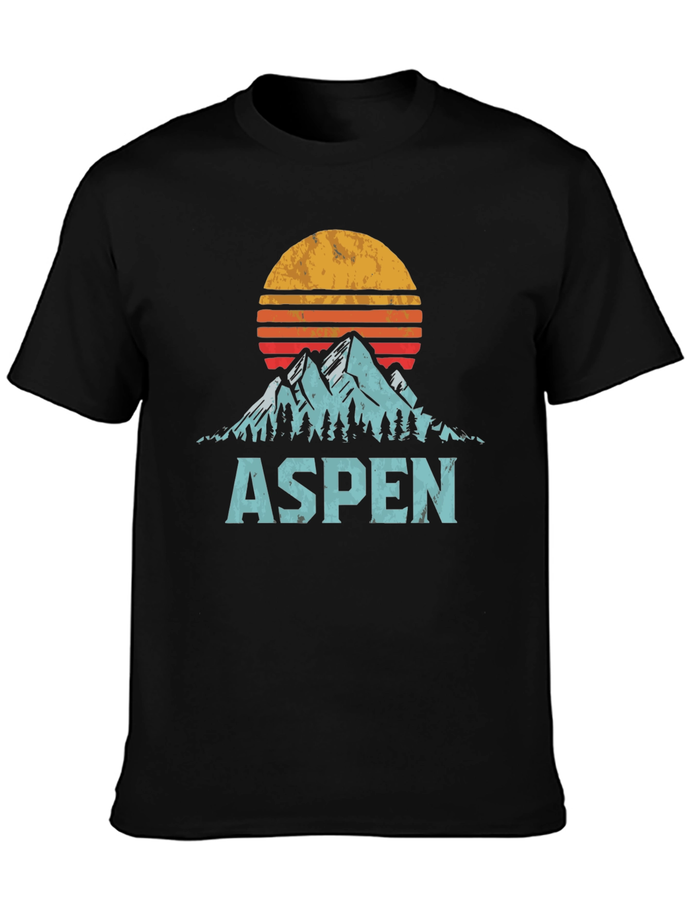 Aspen Retro Mountain Graphic Tee