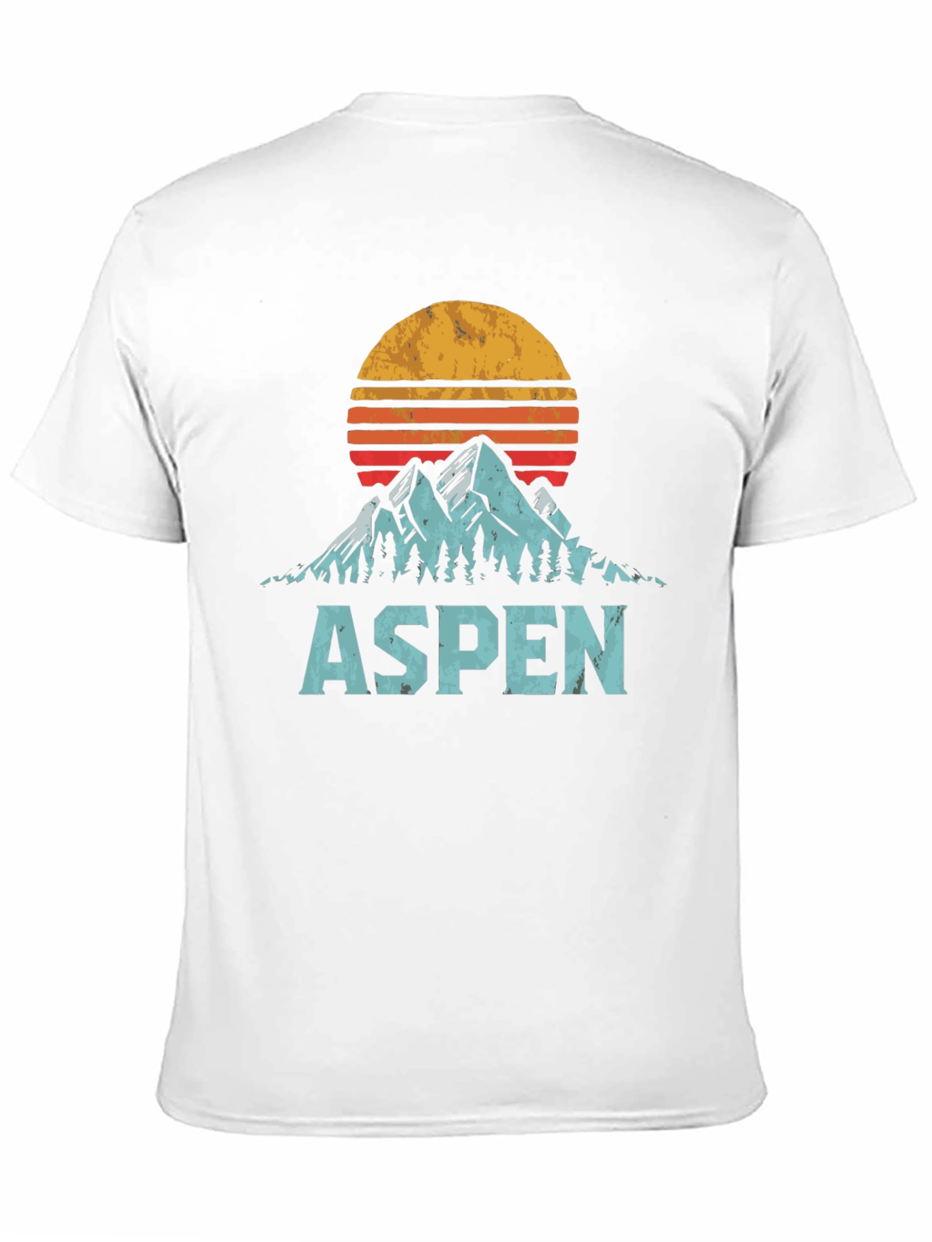 Aspen Retro Mountain Graphic Tee