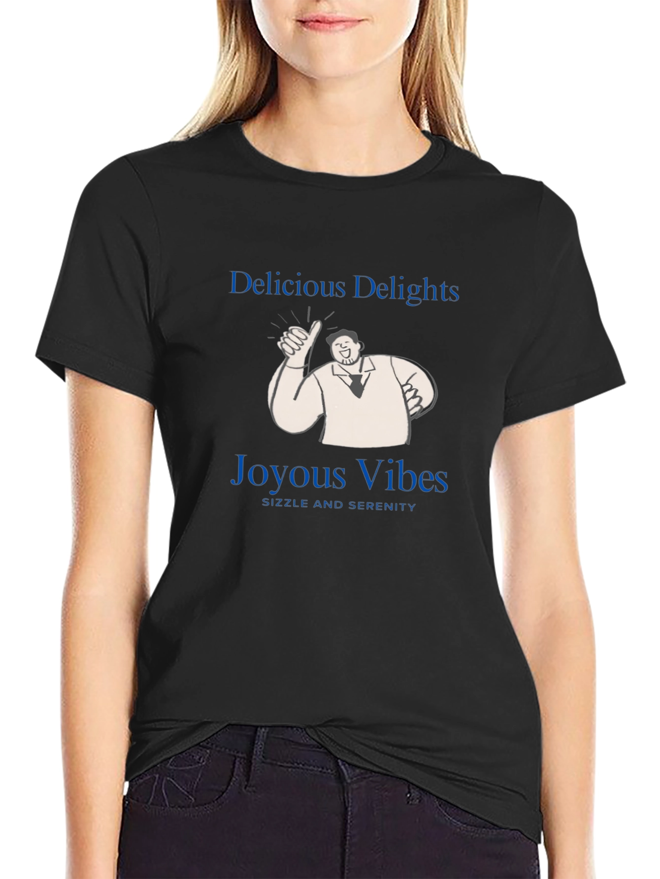 Delicious Delights T-Shirt - Joyous Vibes Sizzle & Serenity!