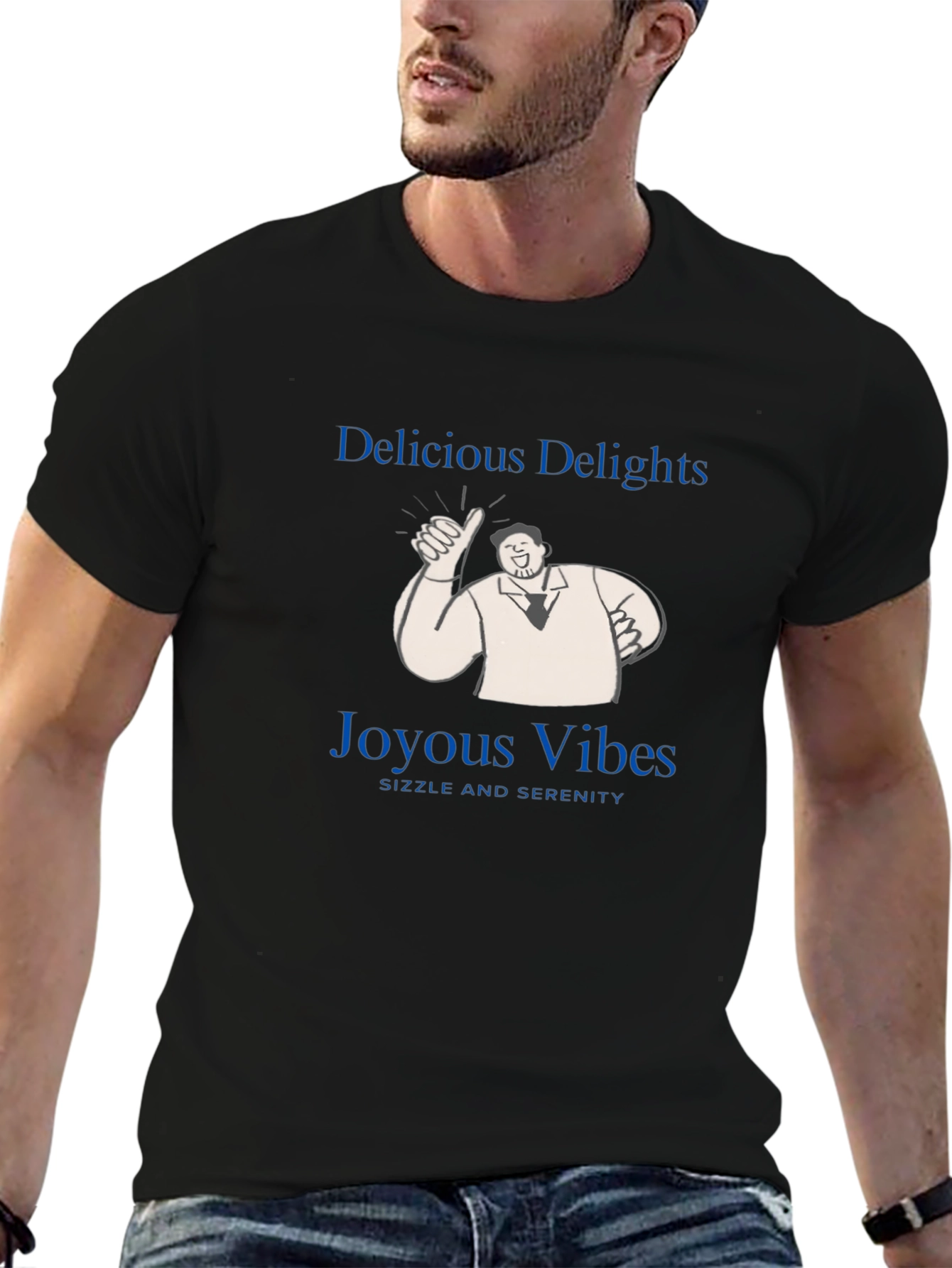 Delicious Delights T-Shirt - Joyous Vibes Sizzle & Serenity!