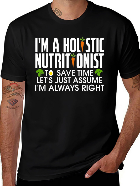 Holistic Nutritionist Funny T-Shirt