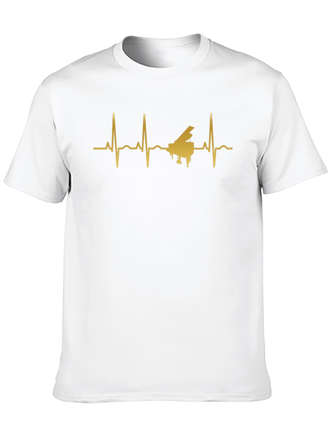 Piano Heartbeat Graphic Tee