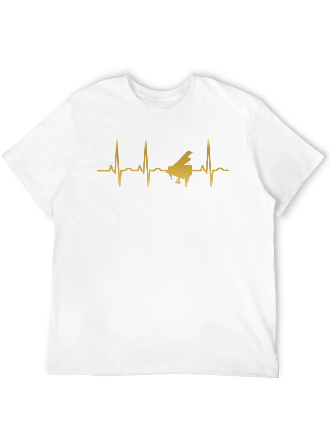 Piano Heartbeat Graphic Tee