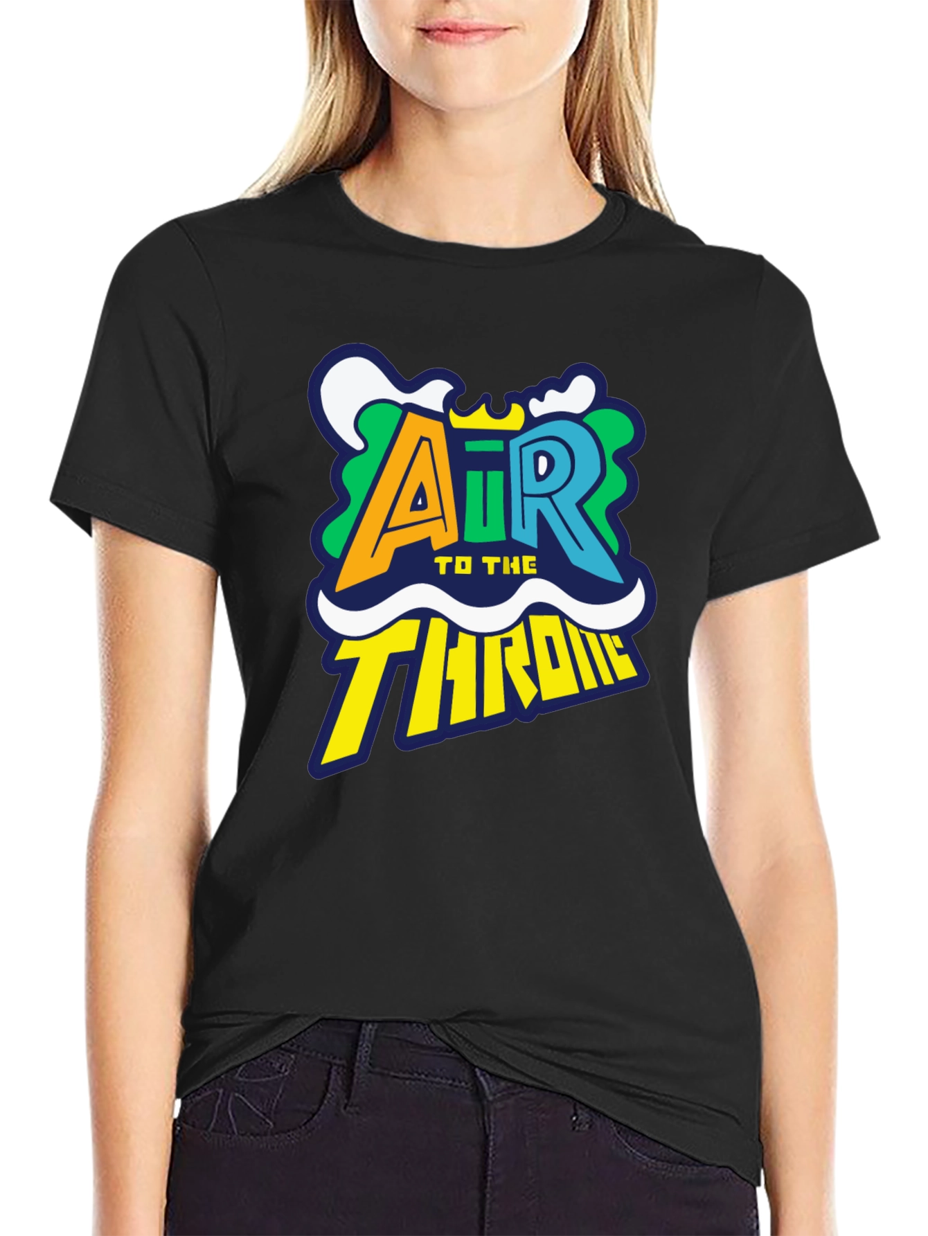Air to the Throne Graphic Tee - Black