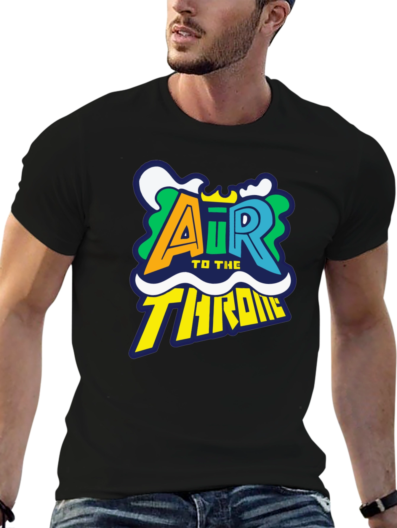 Air to the Throne Graphic Tee - Black