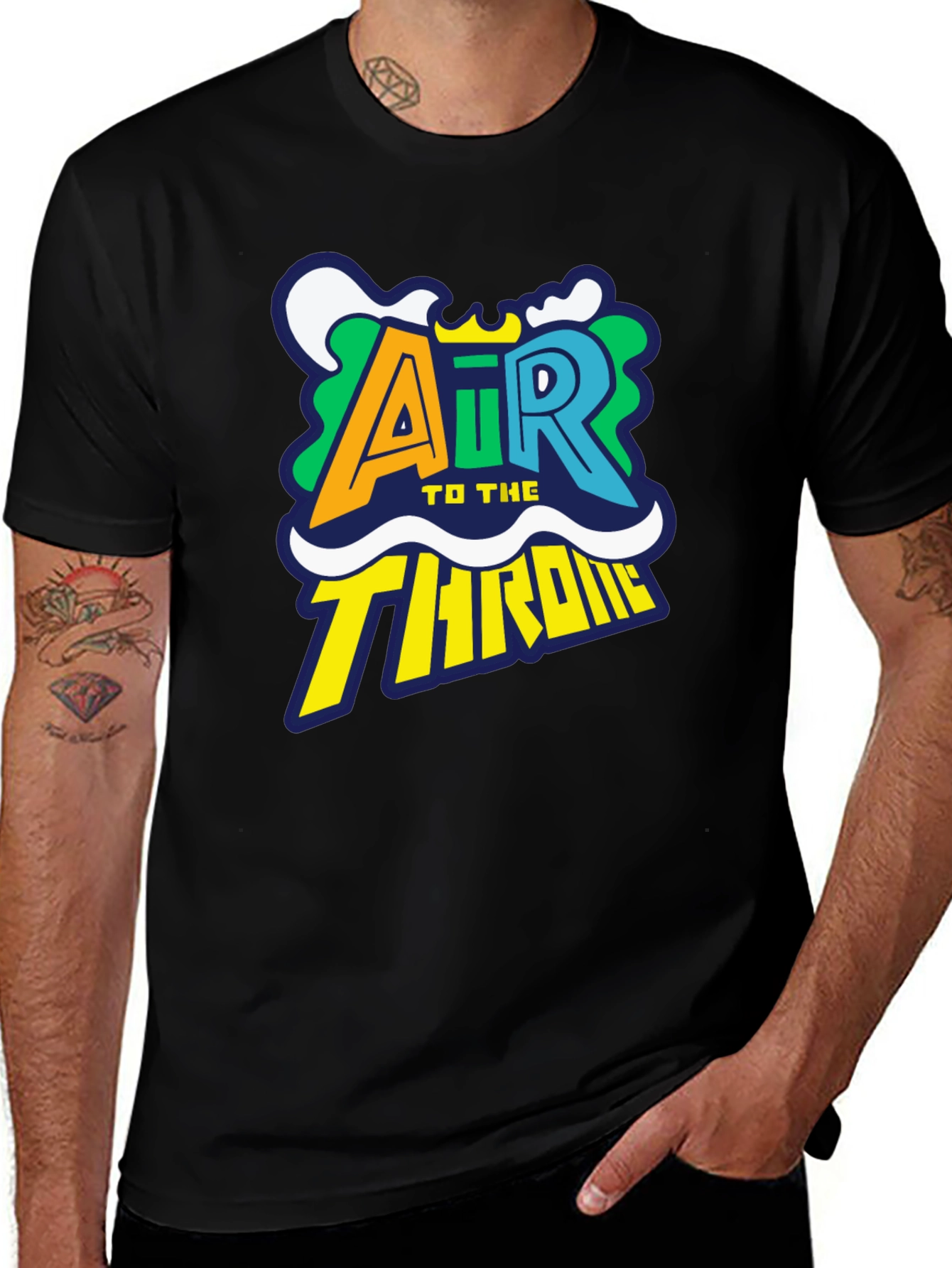 Air to the Throne Graphic Tee - Black
