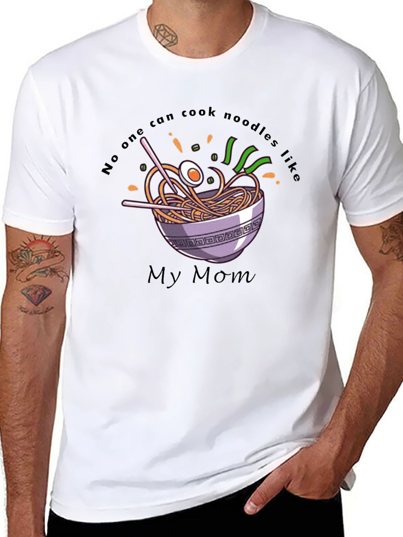 Noodles My Mom T-Shirt - Comfort Tee