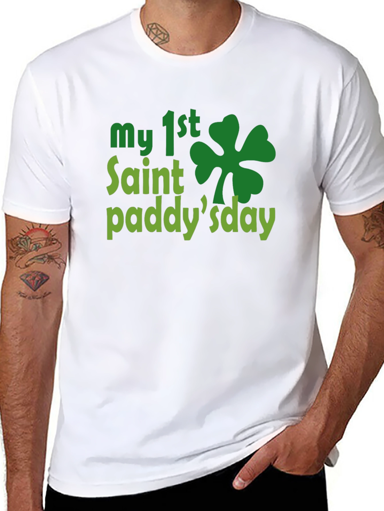 My 1st St. Patricks Day Black T-Shirt