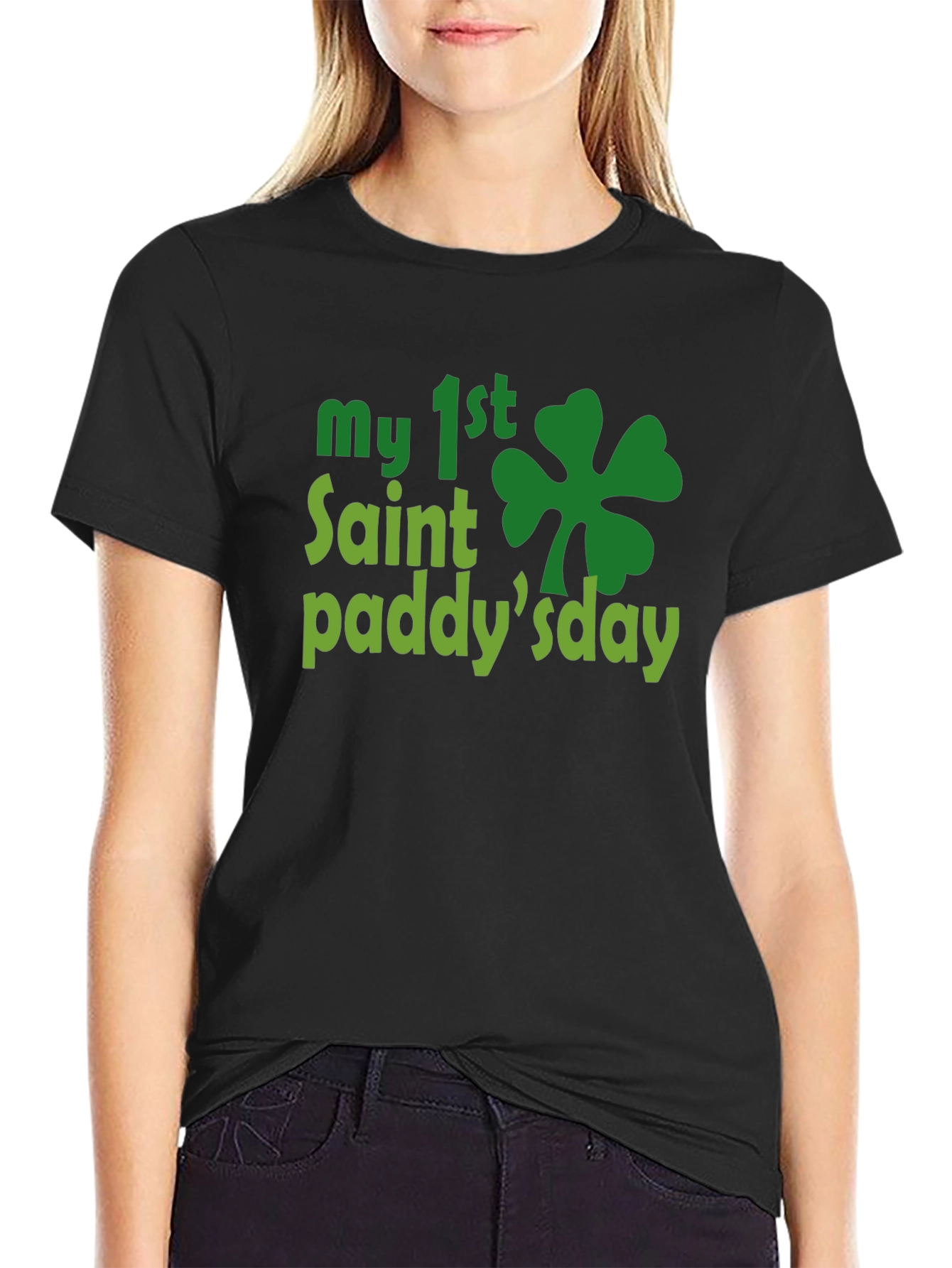 My 1st St. Patricks Day Black T-Shirt