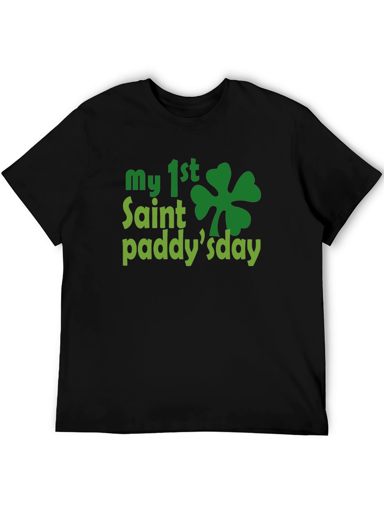 My 1st St. Patricks Day Black T-Shirt