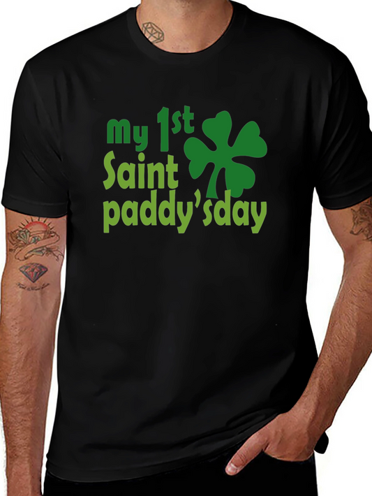 My 1st St. Patricks Day Black T-Shirt