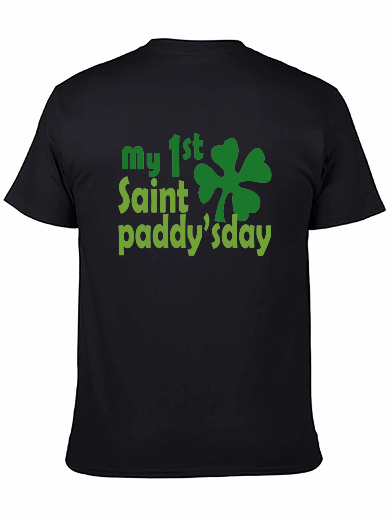 My 1st St. Patricks Day Black T-Shirt