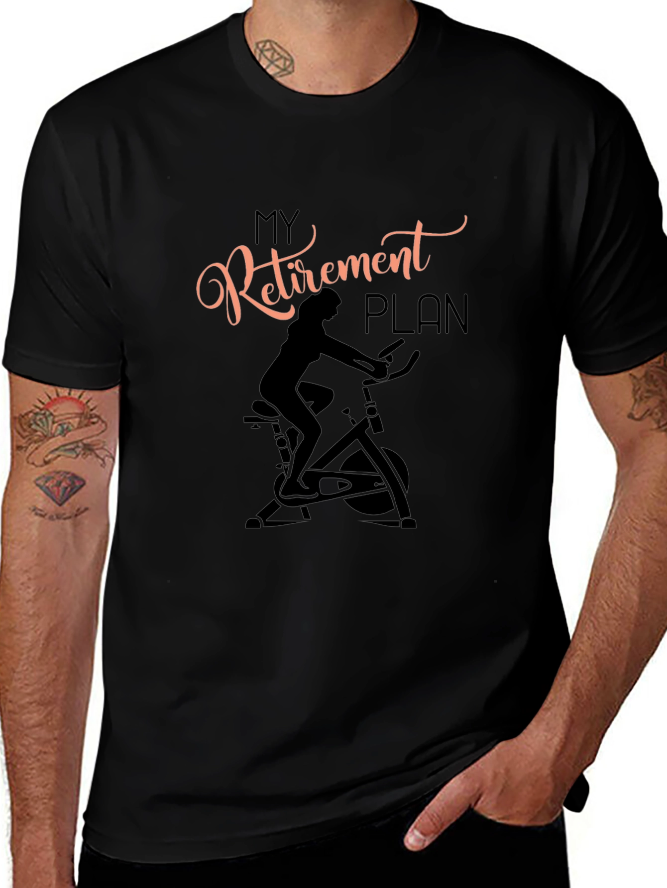 Retirement Plan Cycling T-Shirt